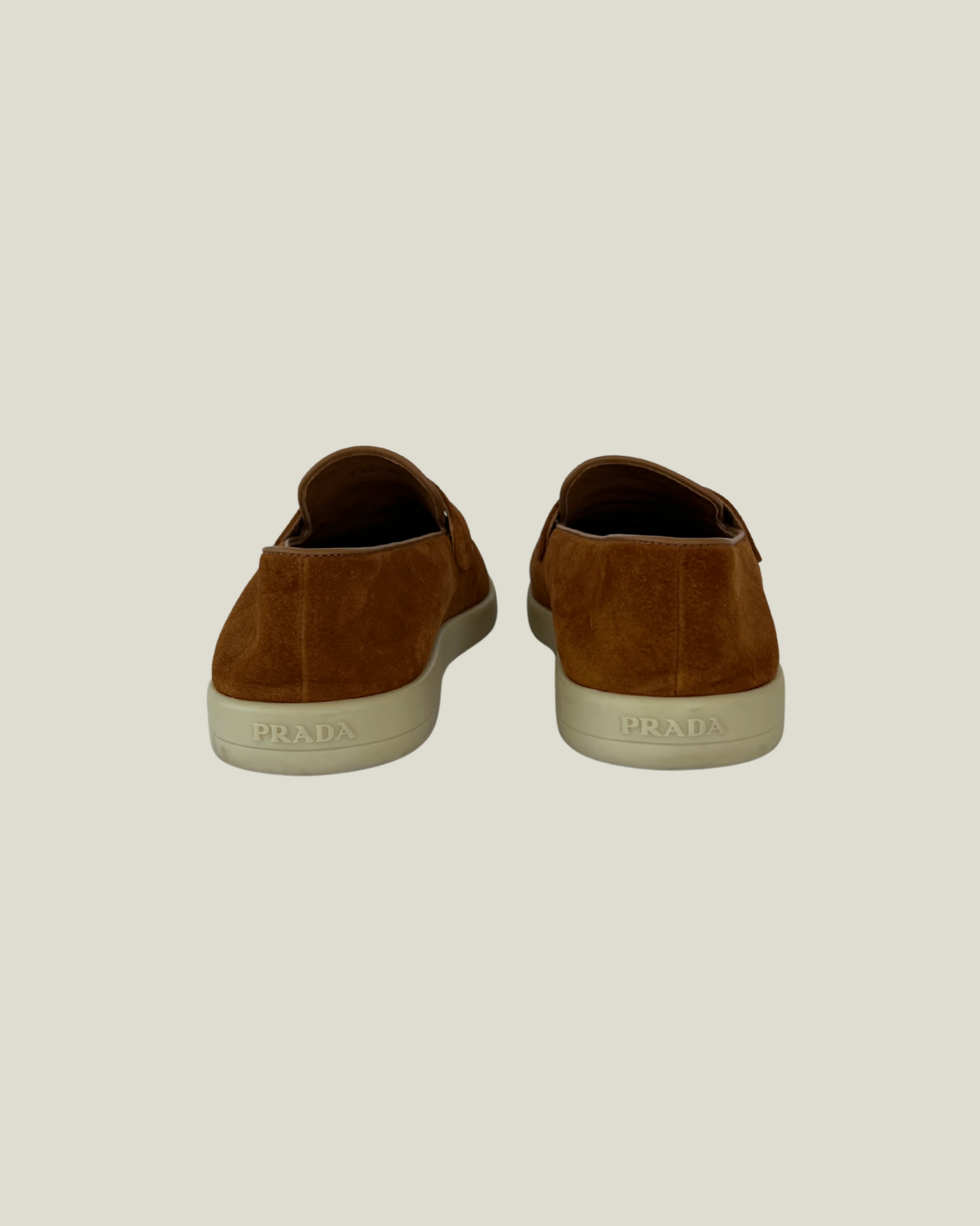 Prada Suede Leather Loafers
