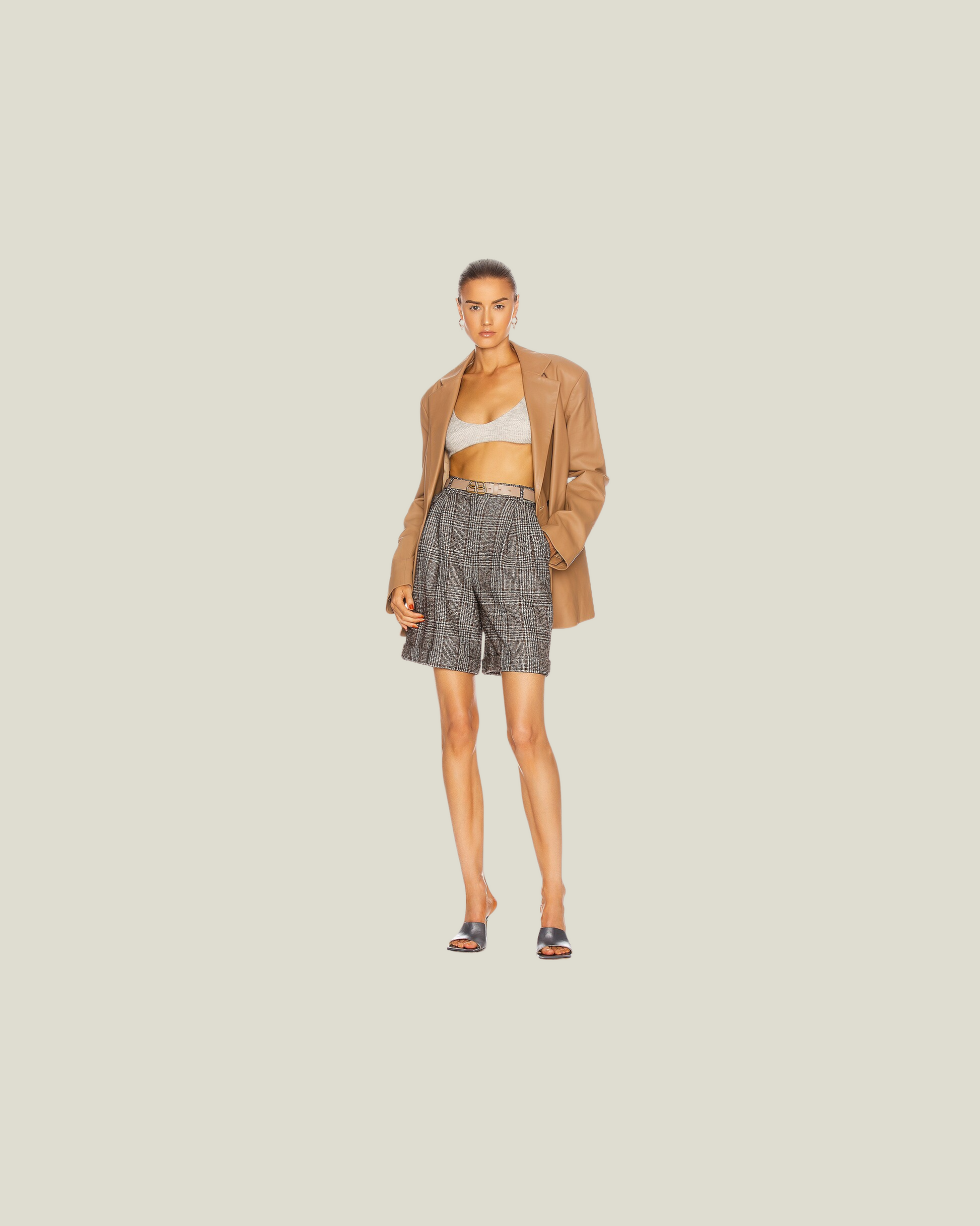 Dolce & Gabbana Glen Plaid Bermuda Shorts