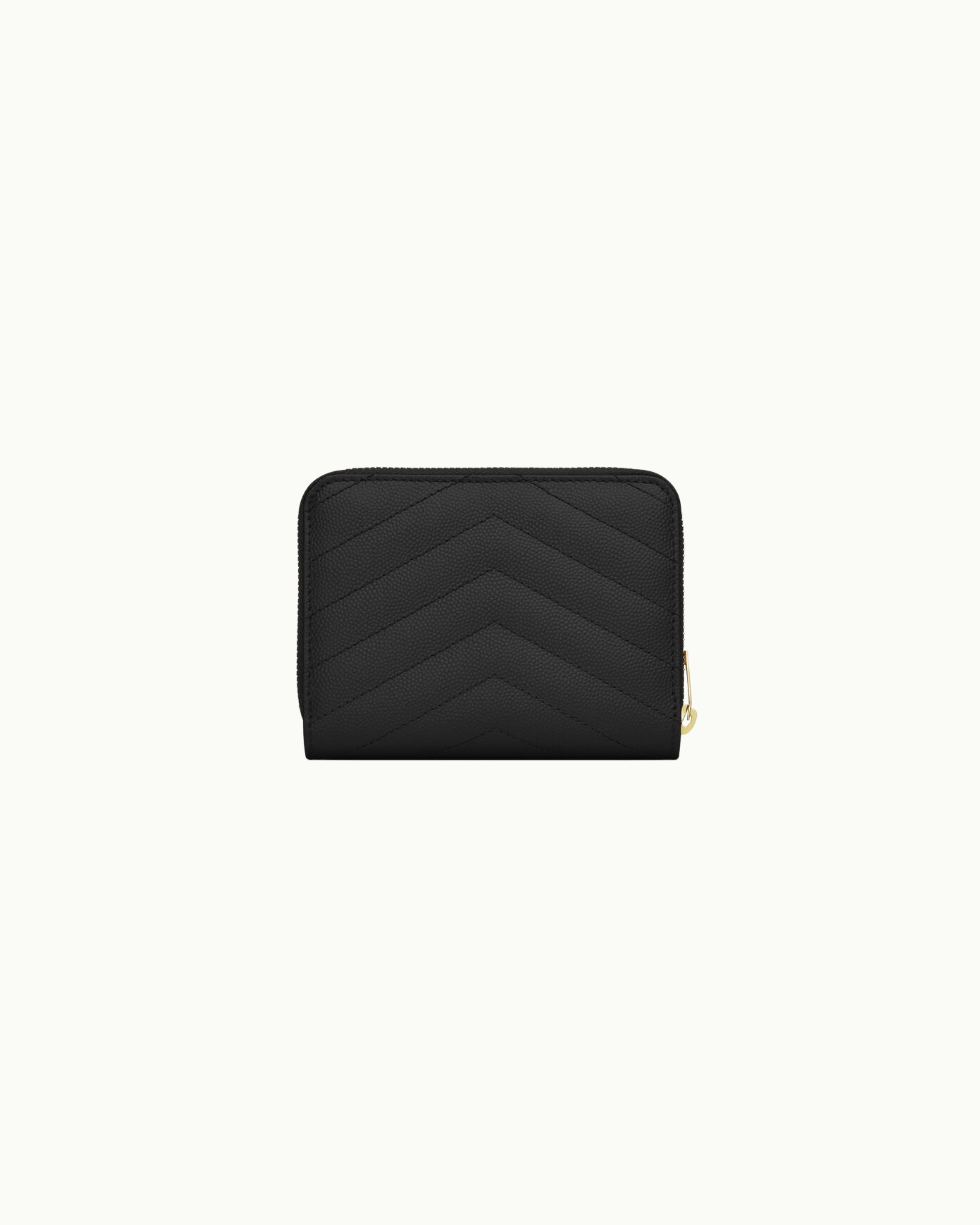 Cassandre Matelassé Compact Zip Wallet