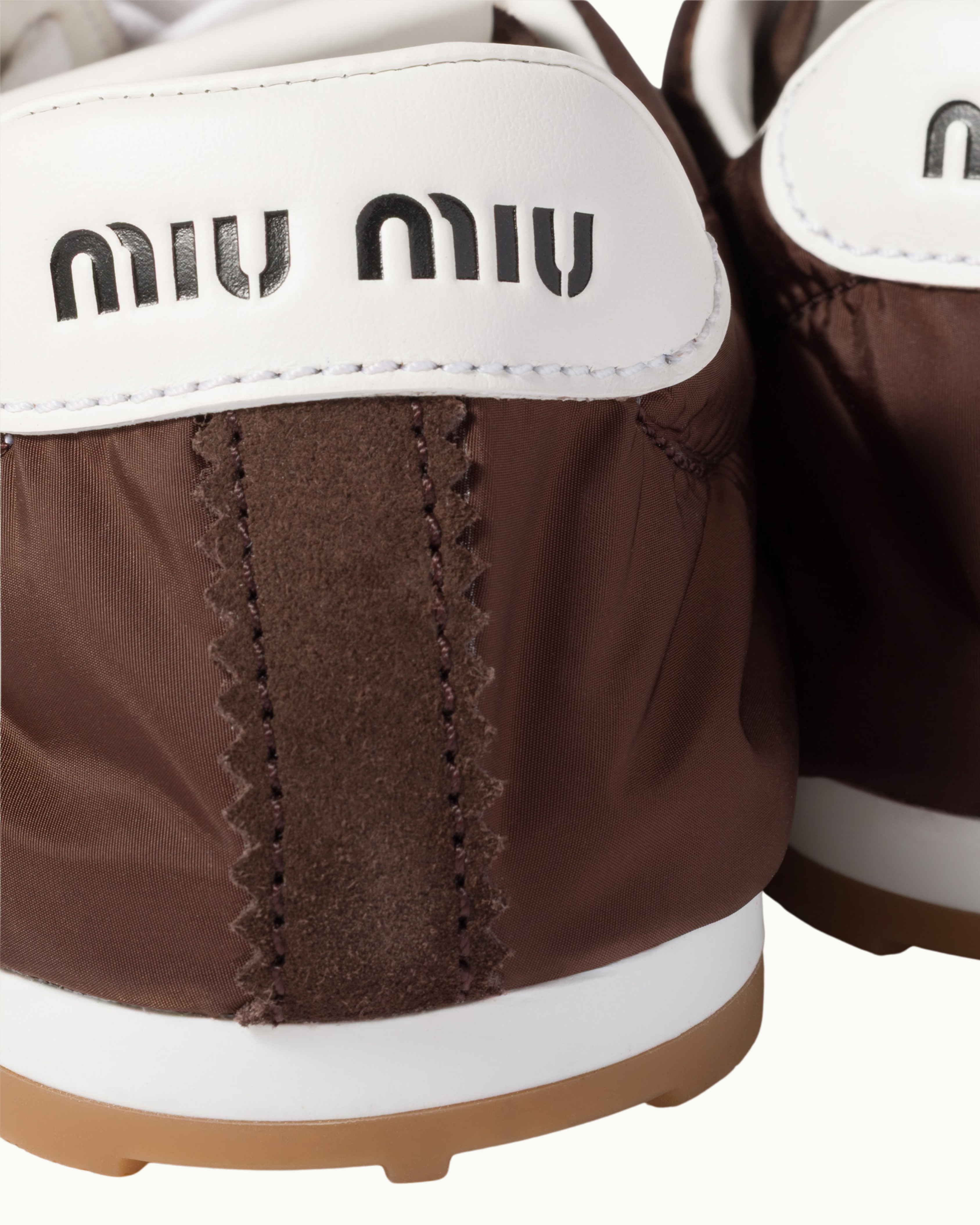 Plume Technical Fabric and Suede Sneakers