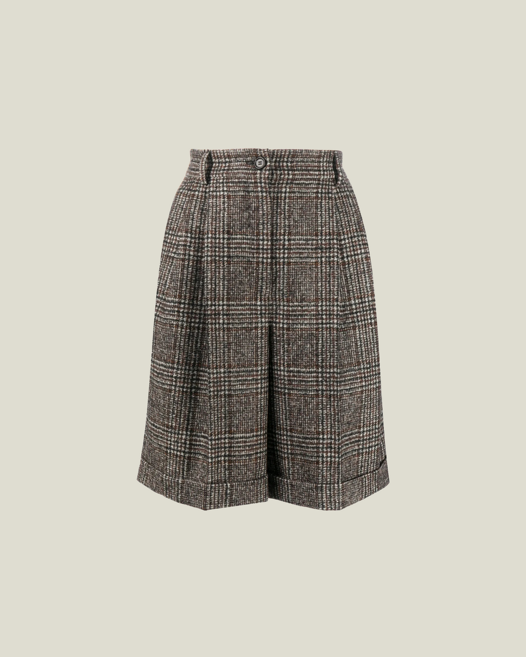 Dolce & Gabbana Glen Plaid Bermuda Shorts