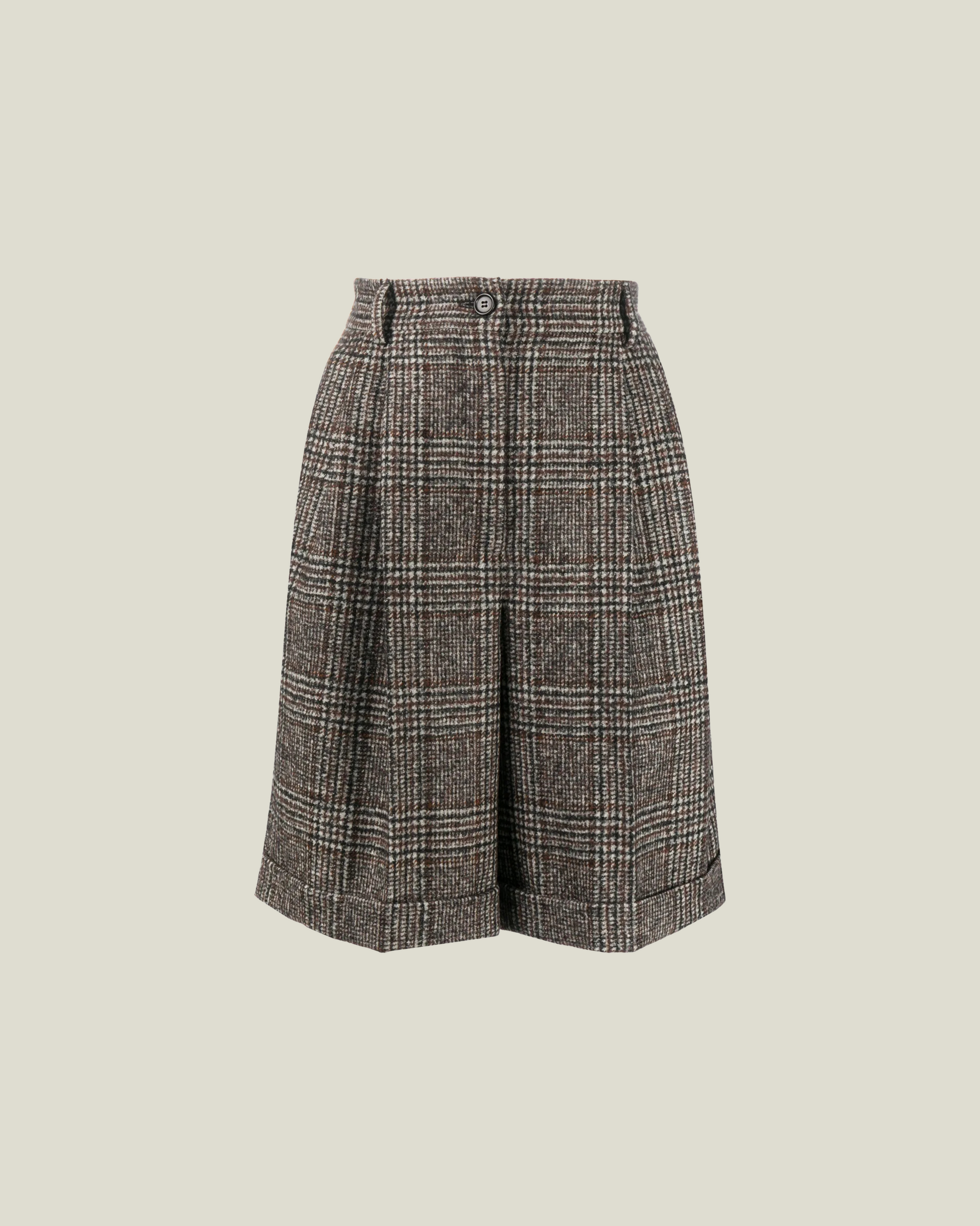 Dolce & Gabbana Glen Plaid Bermuda Shorts