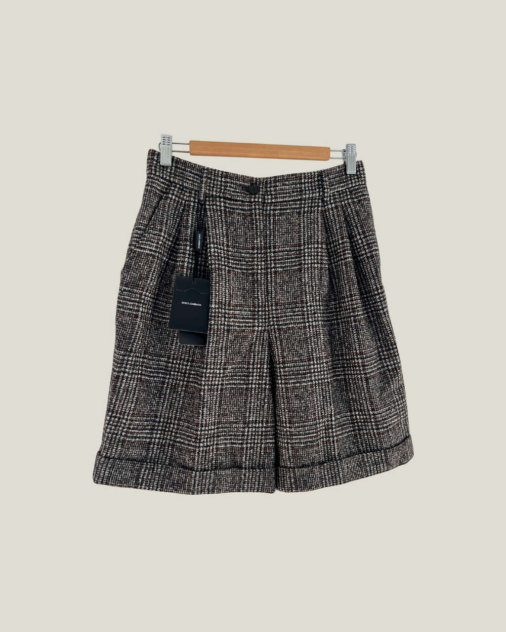 Dolce & Gabbana Glen Plaid Bermuda Shorts