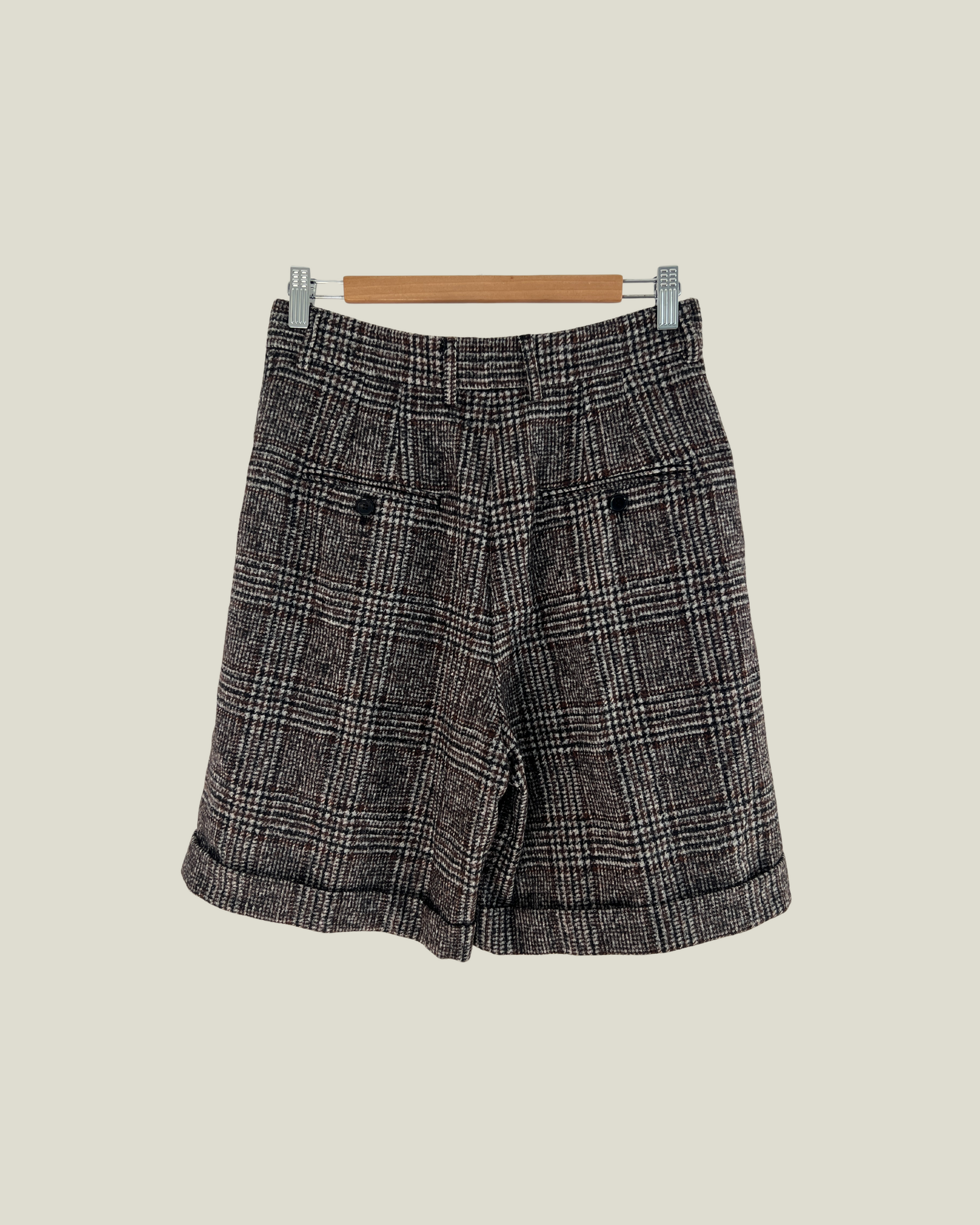Dolce & Gabbana Glen Plaid Bermuda Shorts