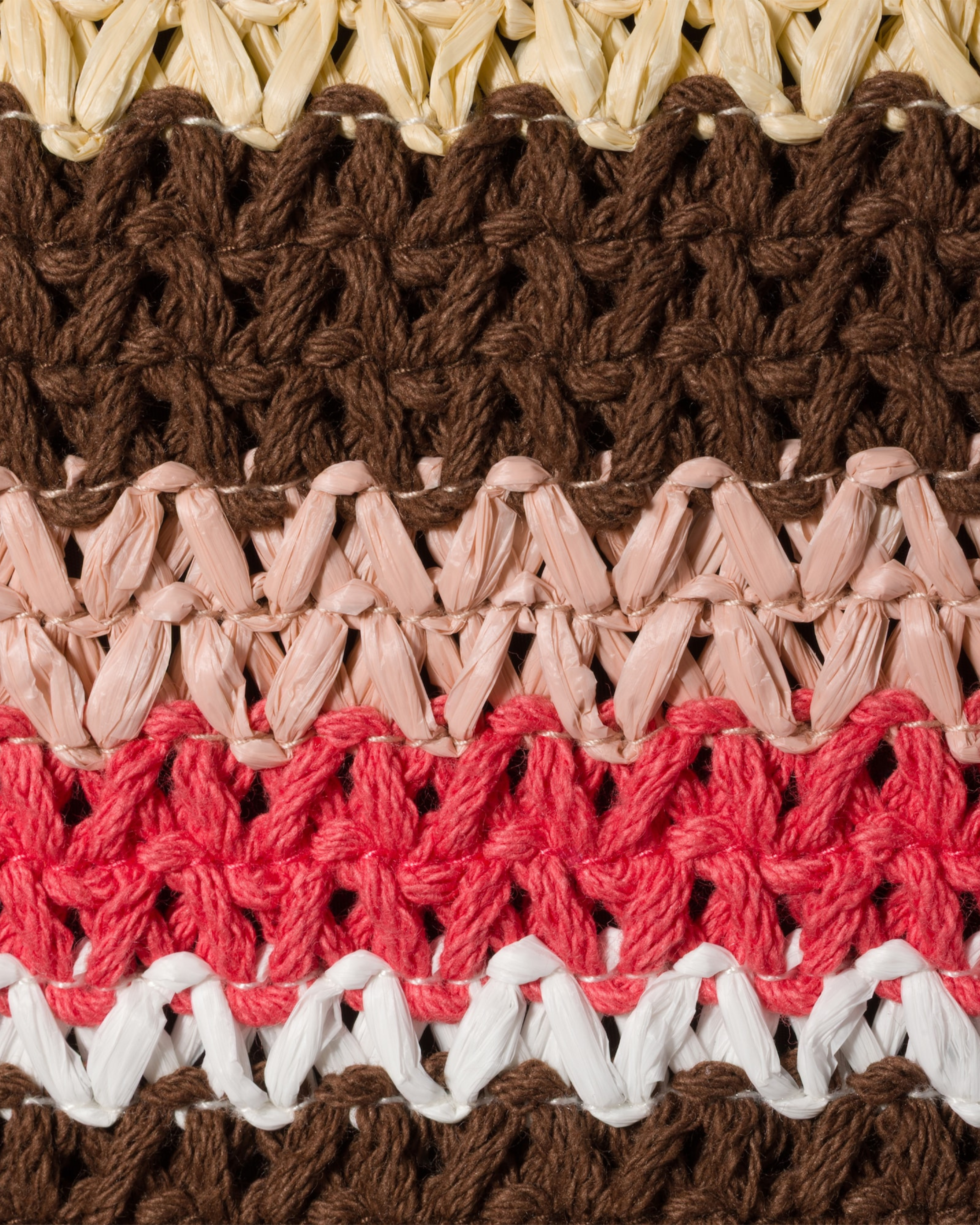 Raffia-Effect Woven Tote Bag