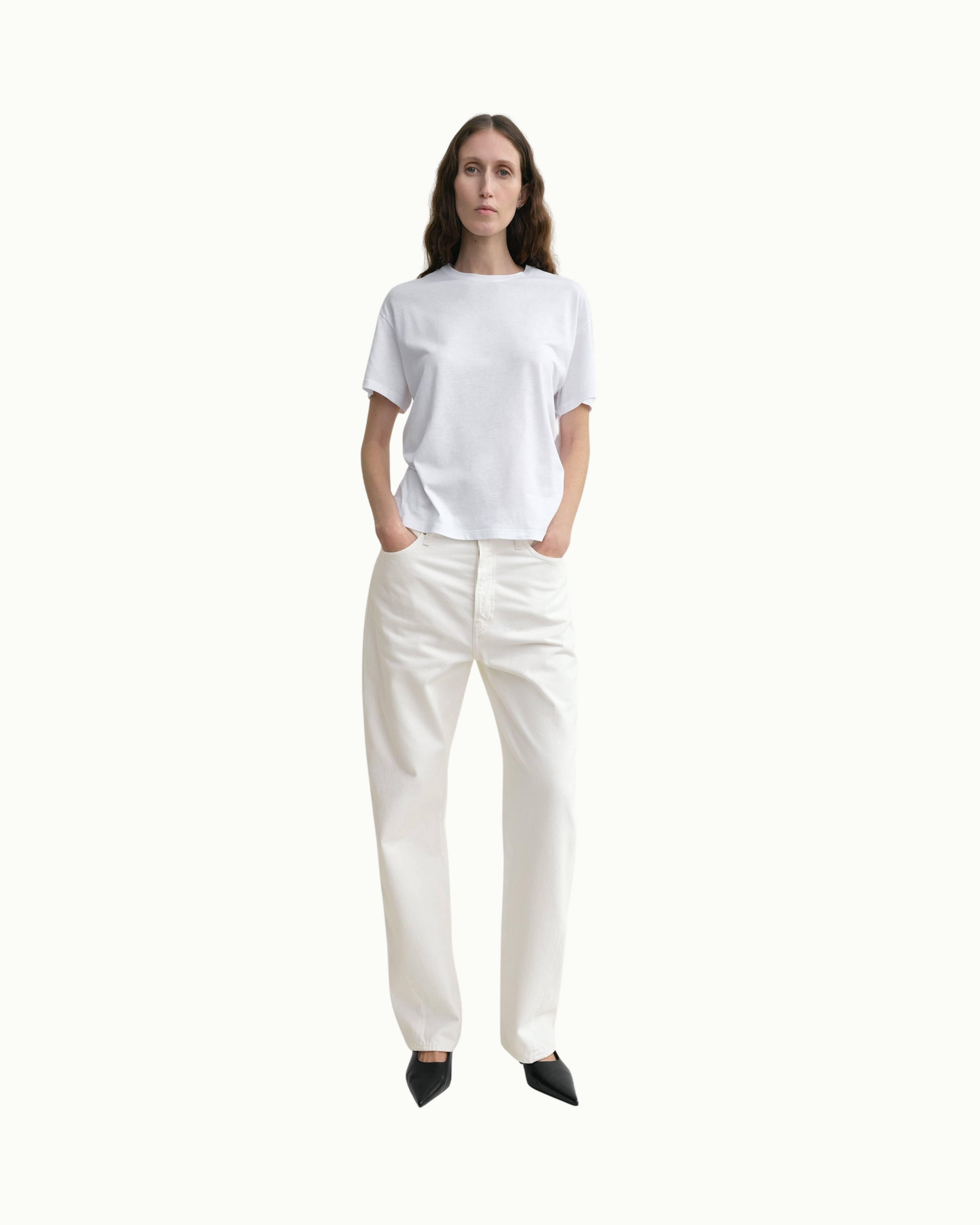 Twisted Seam Denim Jeans