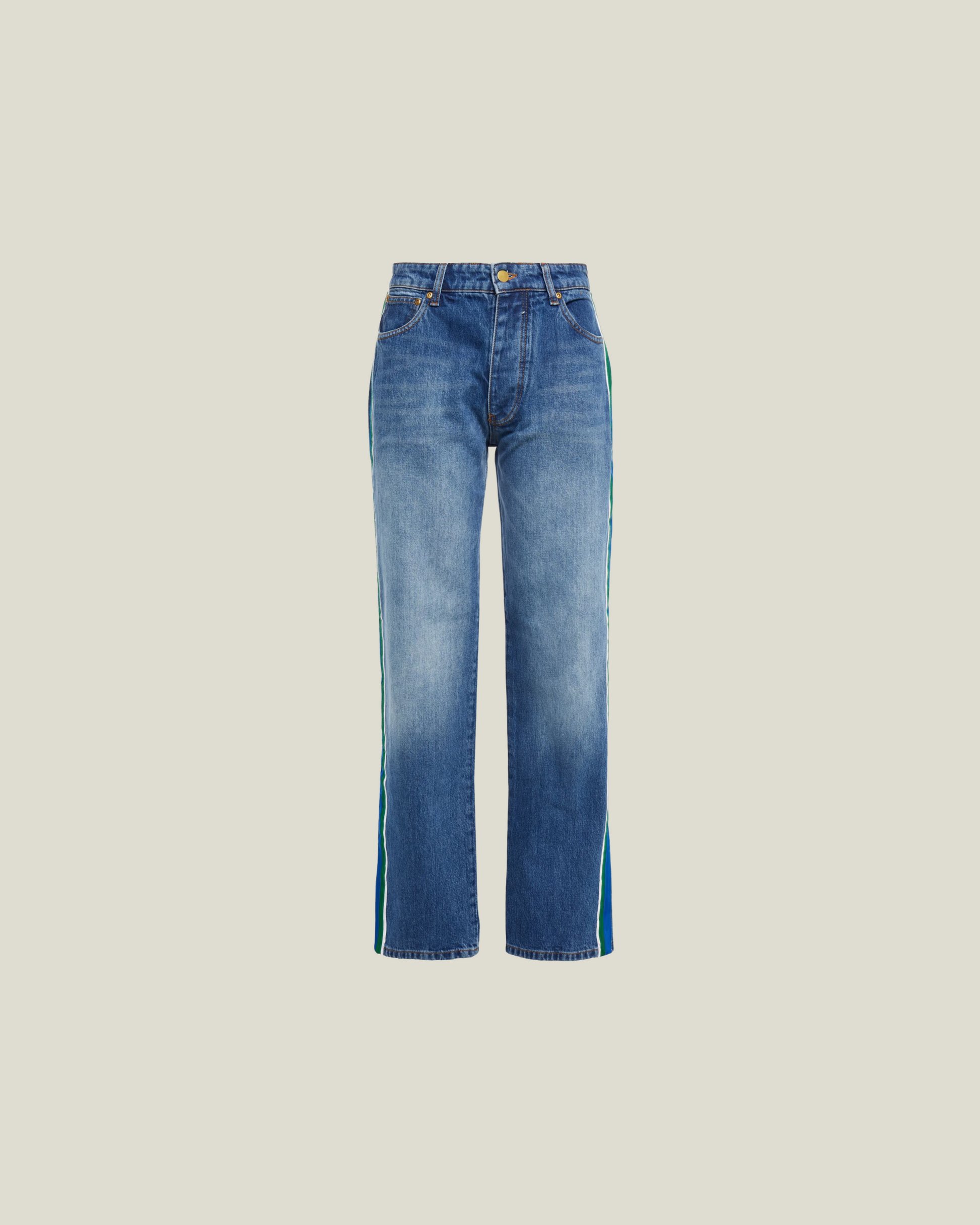Victoria, Victoria Beckham Arizona Grosgrain Trimmed Jeans