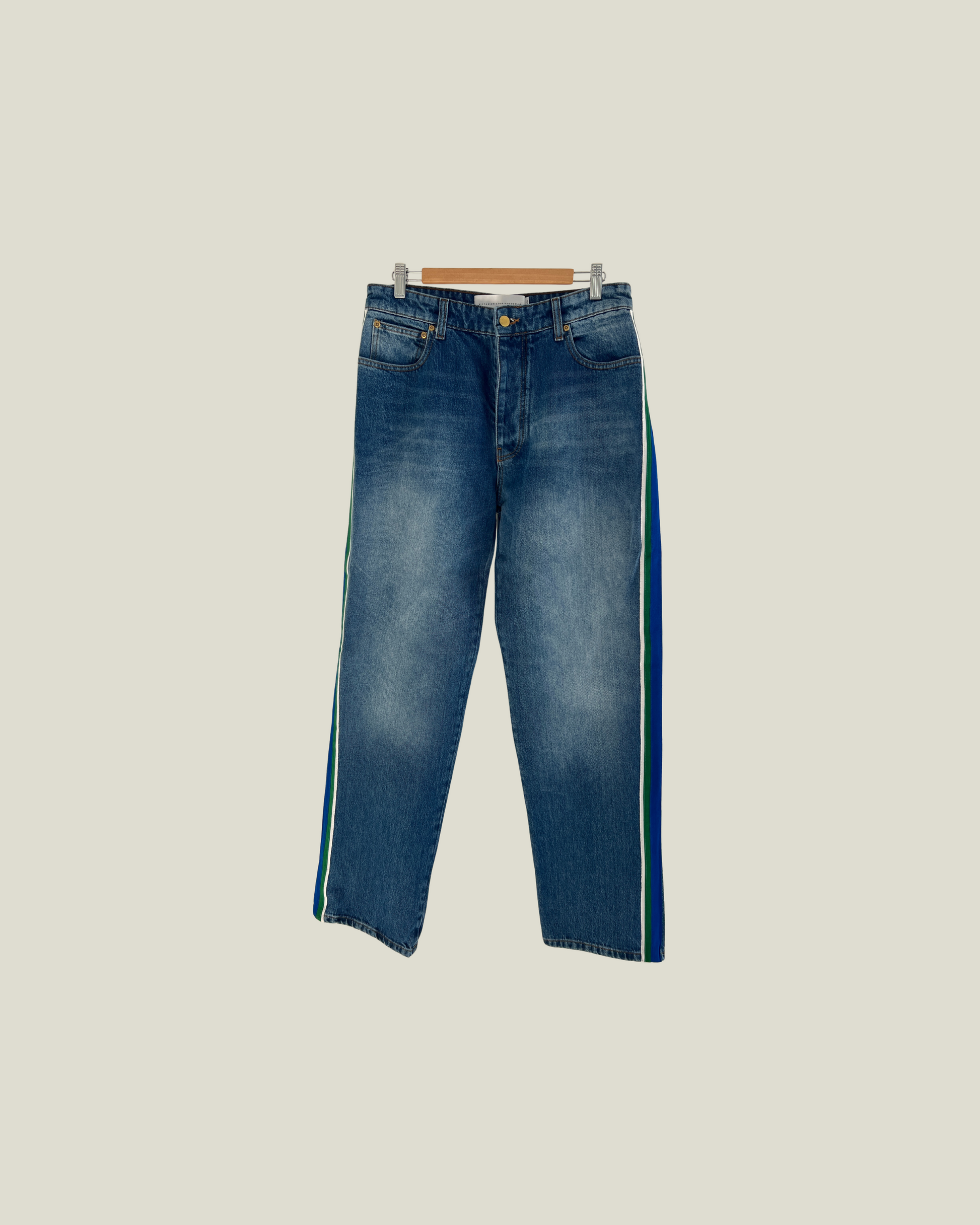 Victoria, Victoria Beckham Arizona Grosgrain Trimmed Jeans