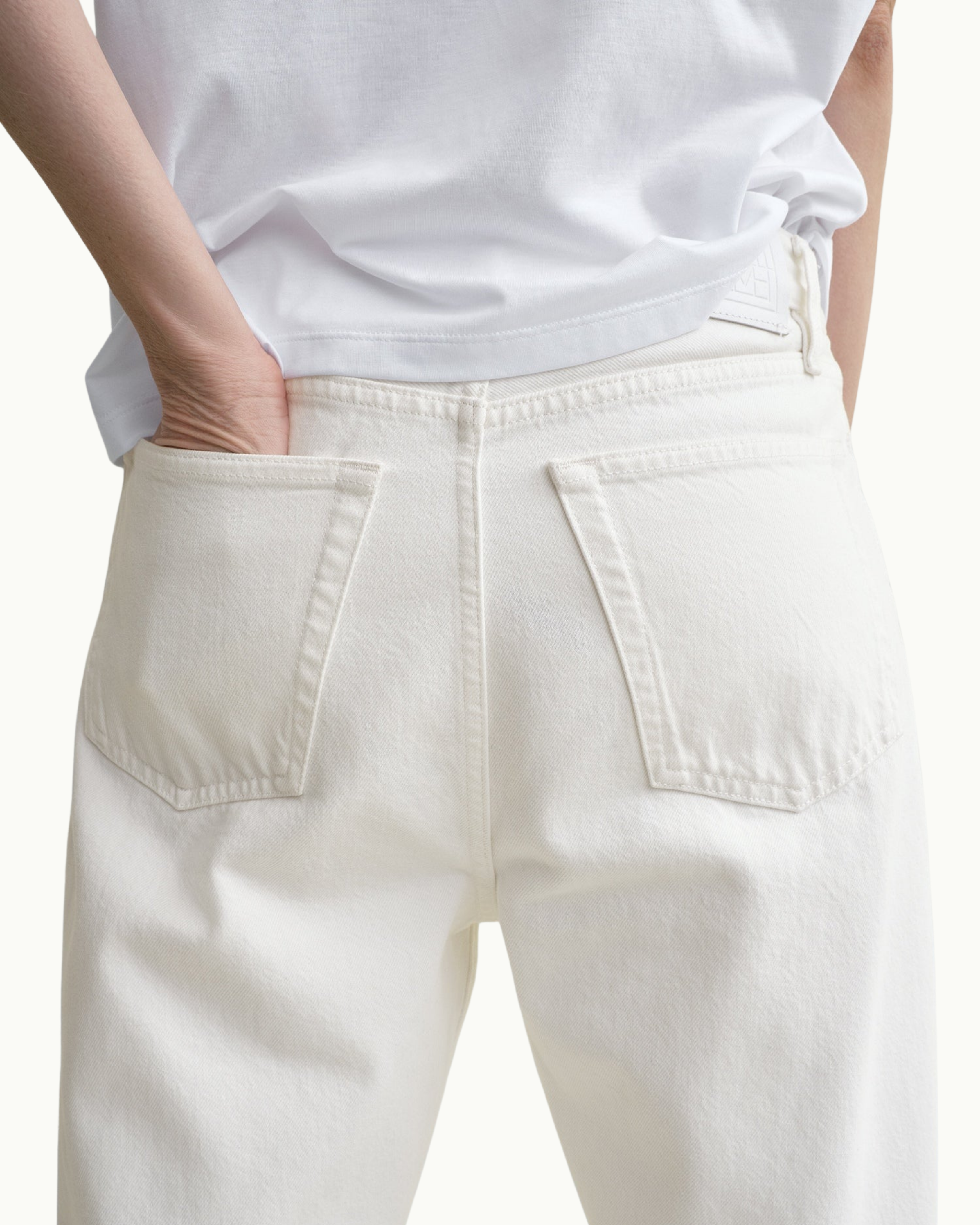 Twisted Seam Denim Jeans