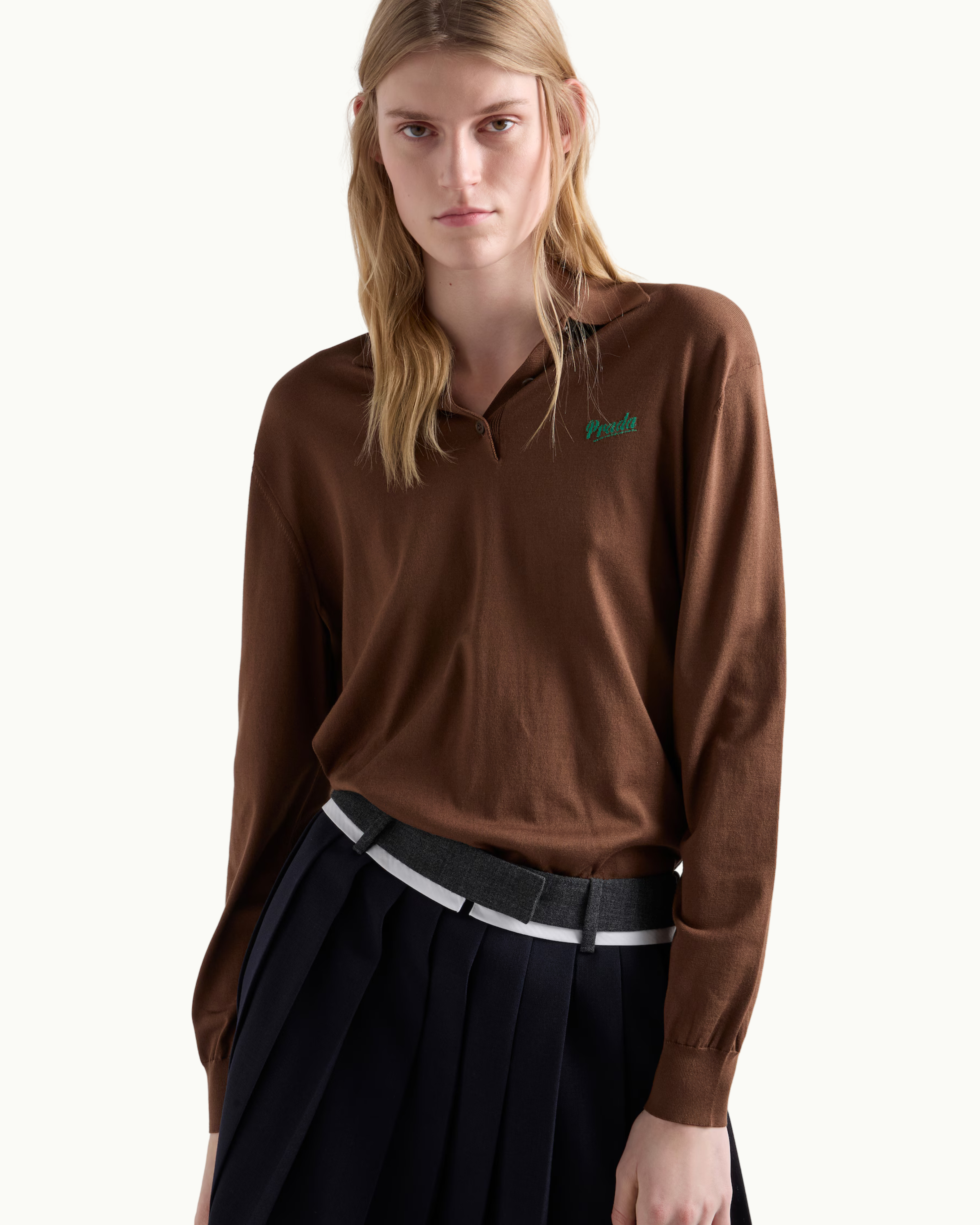 Silk Polo Shirt