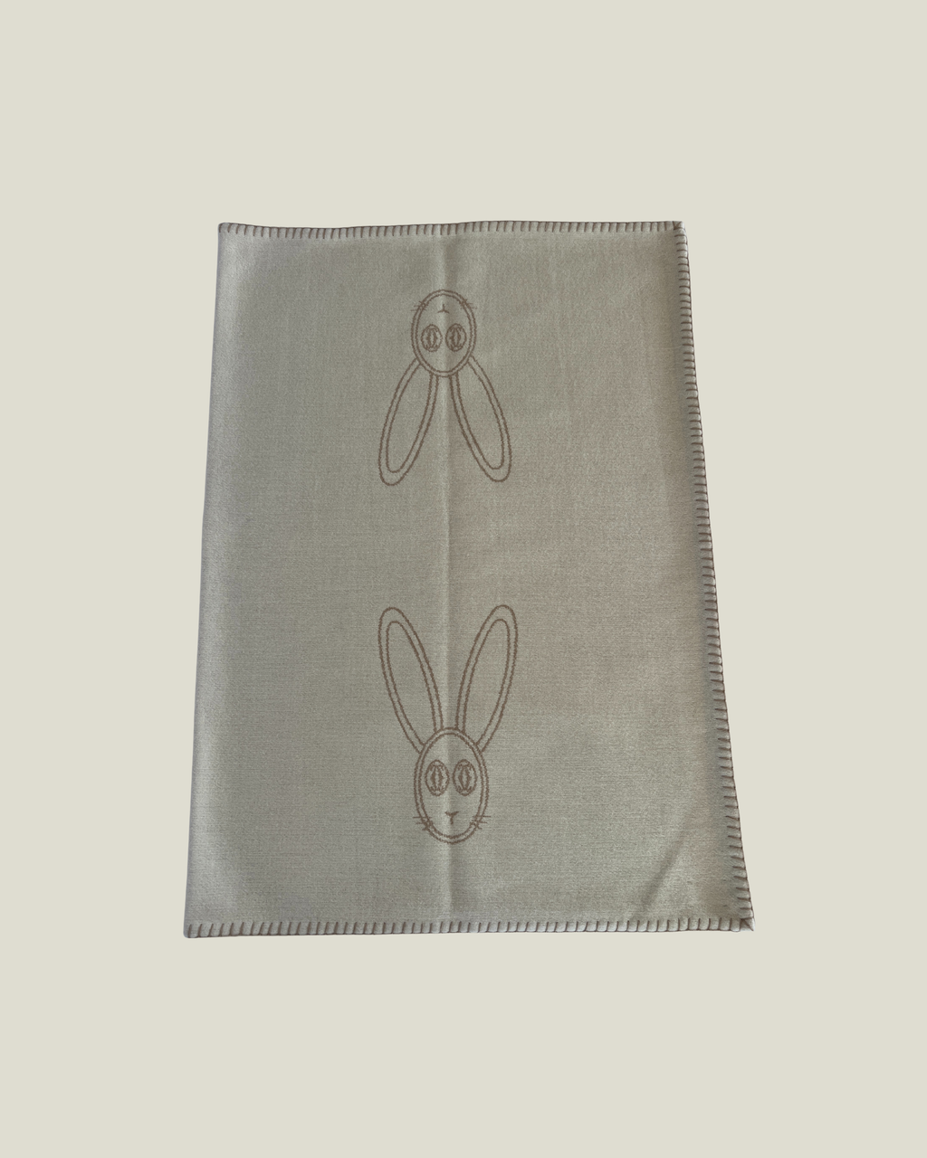 Cartier Rabbit Motif Baby Blanket