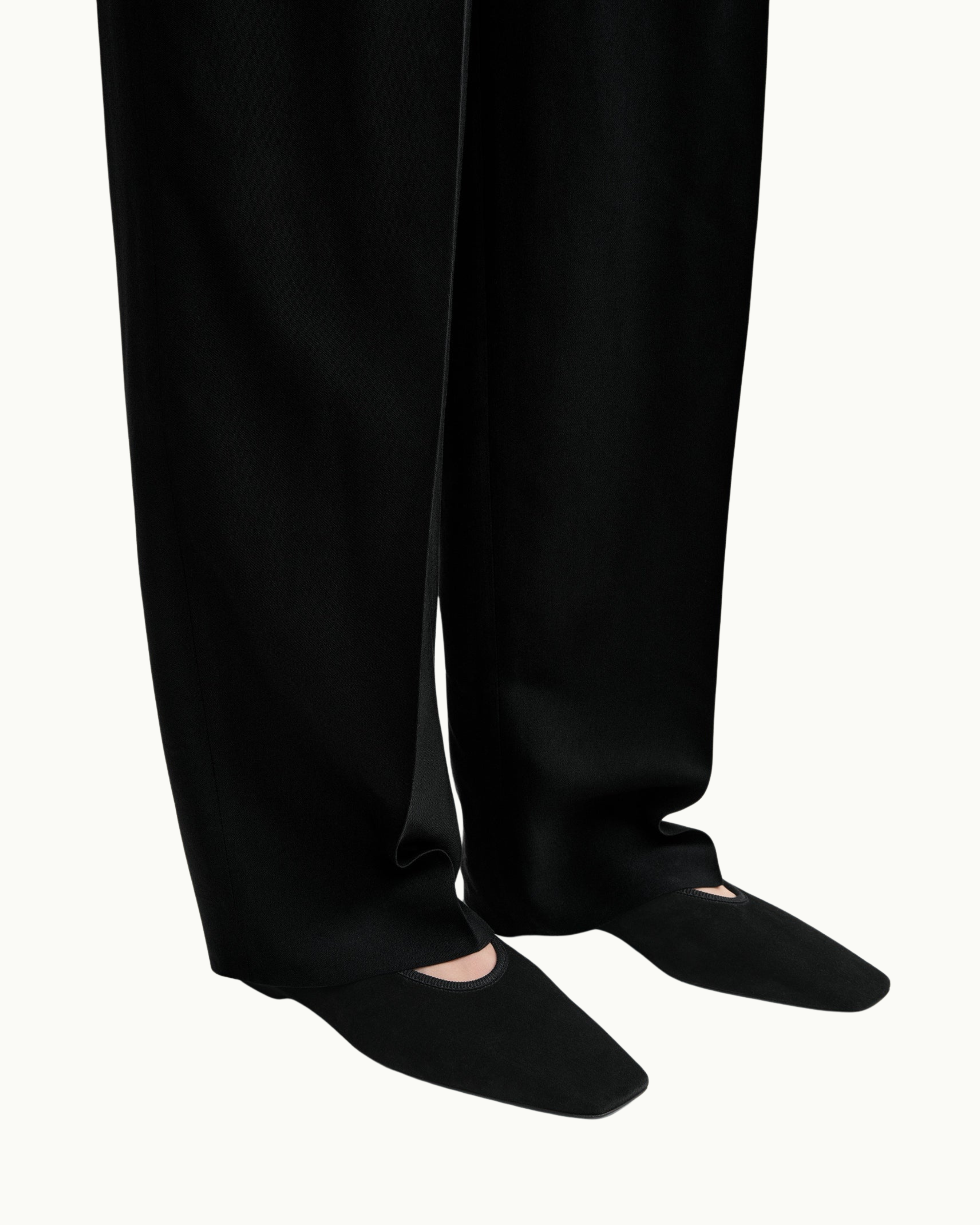 Minimalist Suede Ballet Flats