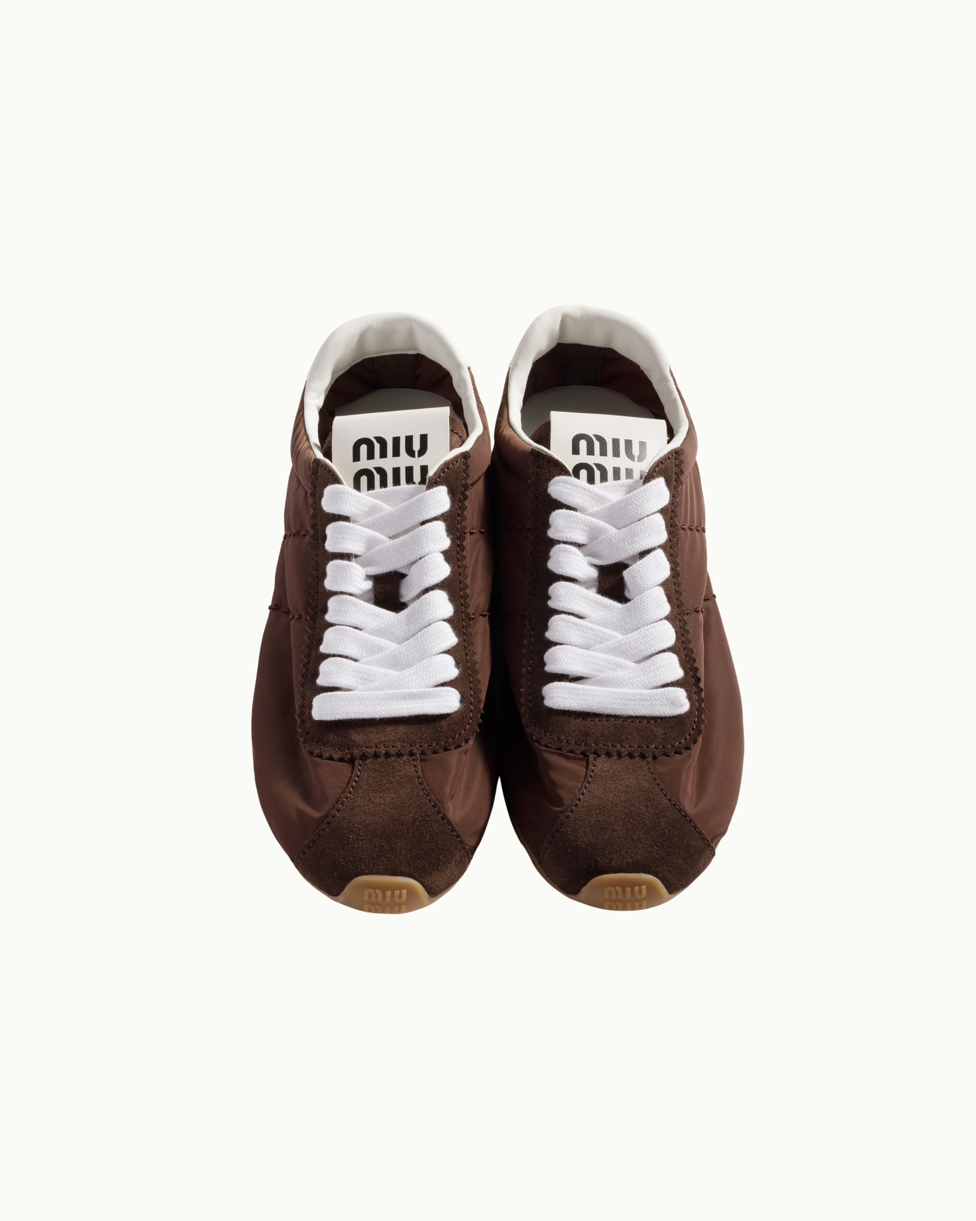Plume Technical Fabric and Suede Sneakers