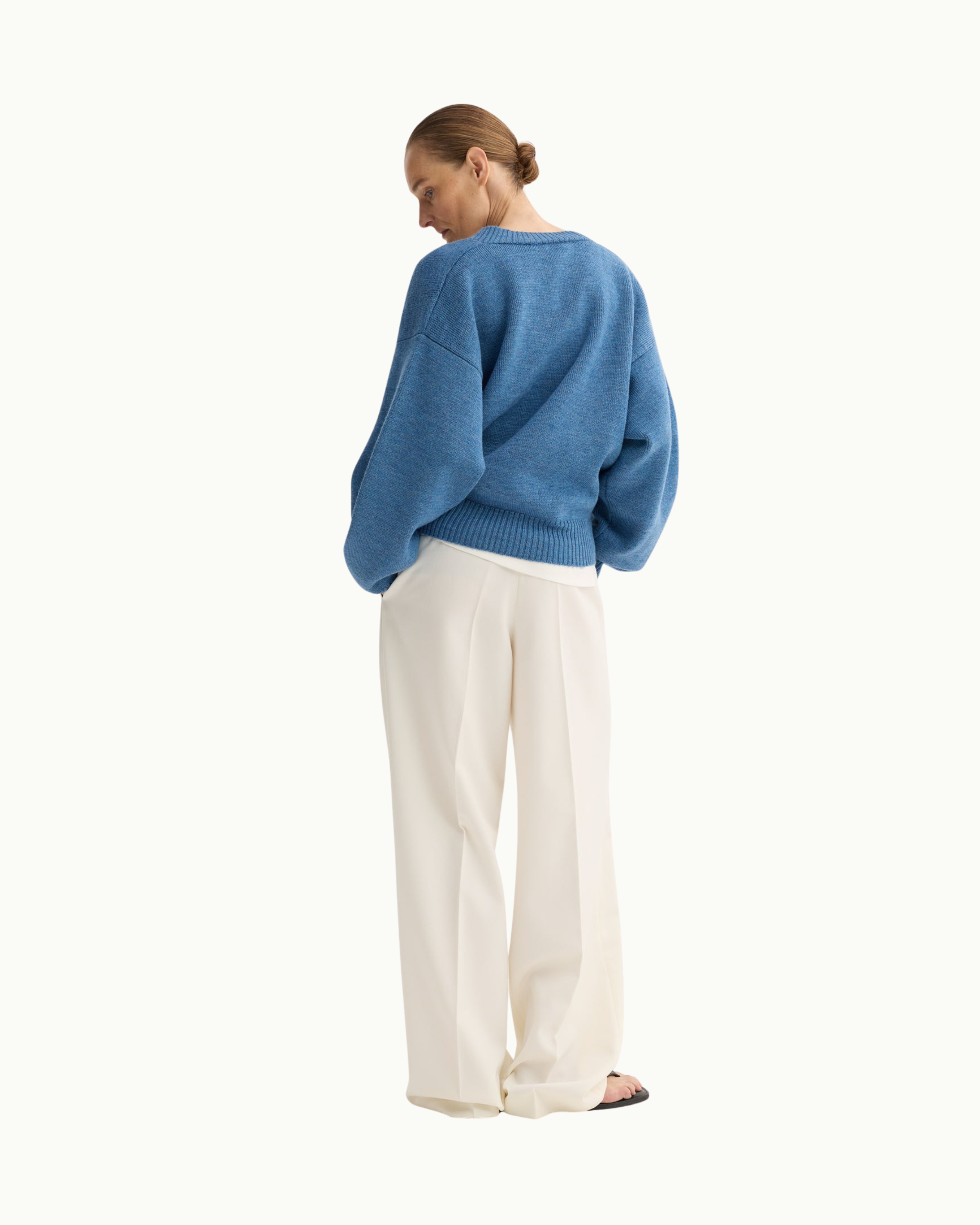 V-Neck Knitted Jumper