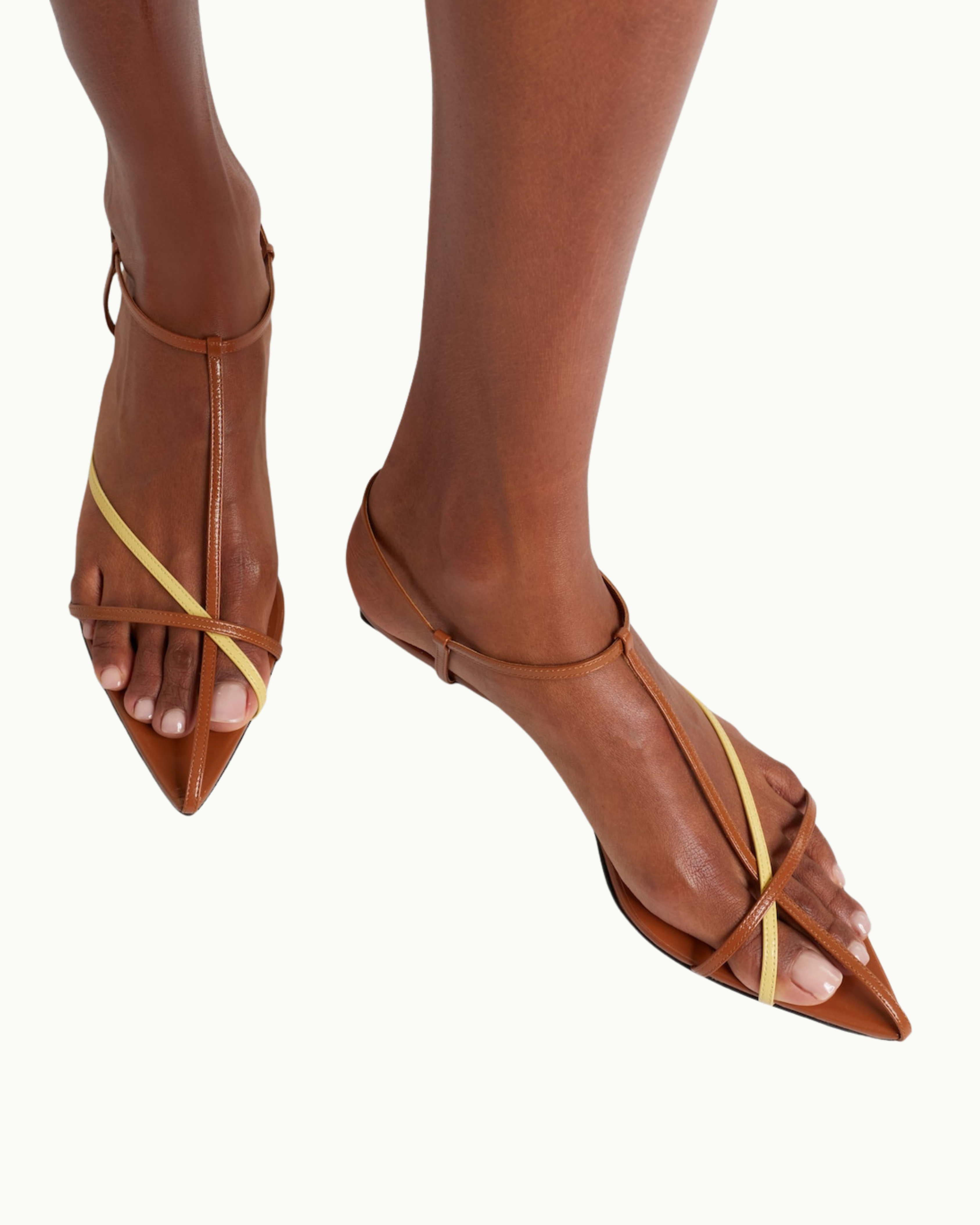 Cage Low-Heel Sandals