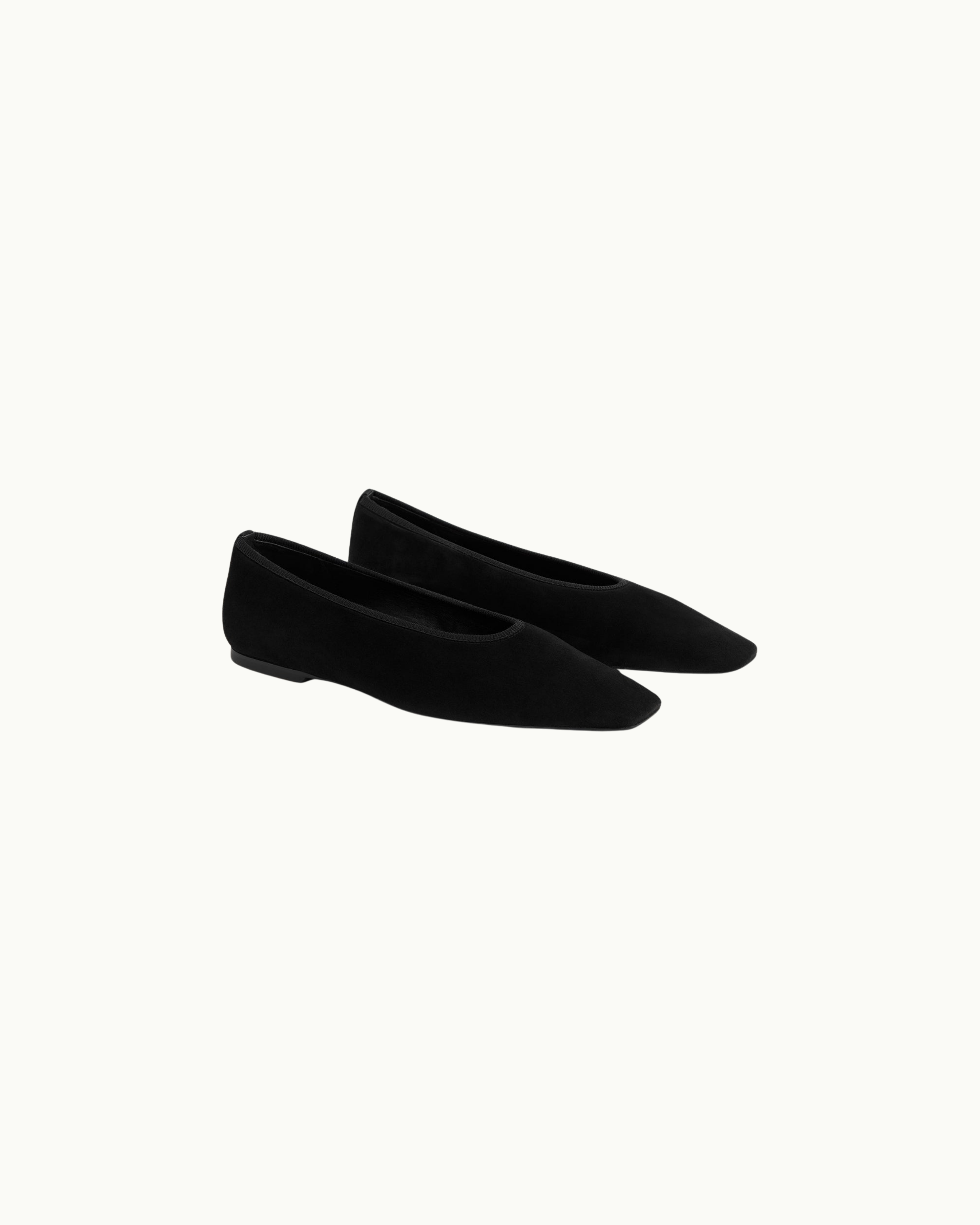 Minimalist Suede Ballerinas