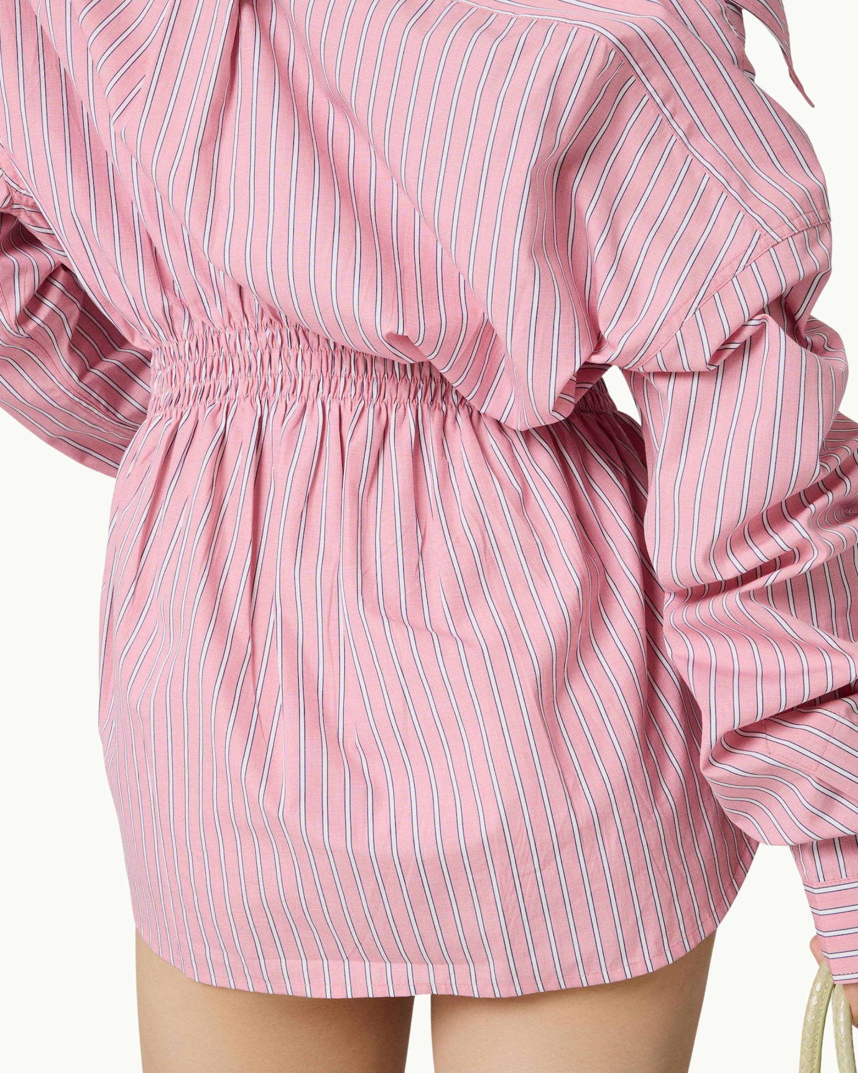 Striped Poplin Dress