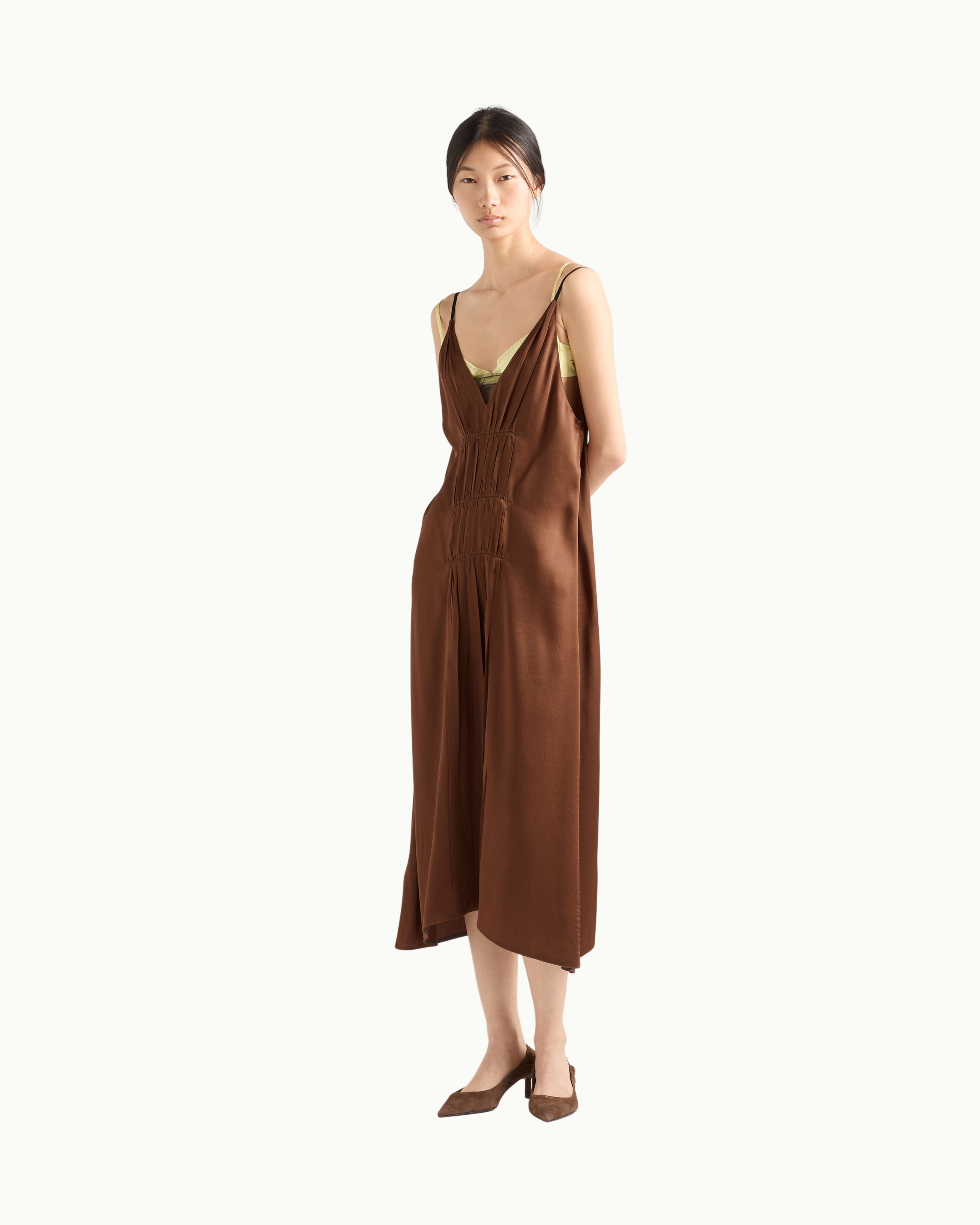Satin Crepe Dress