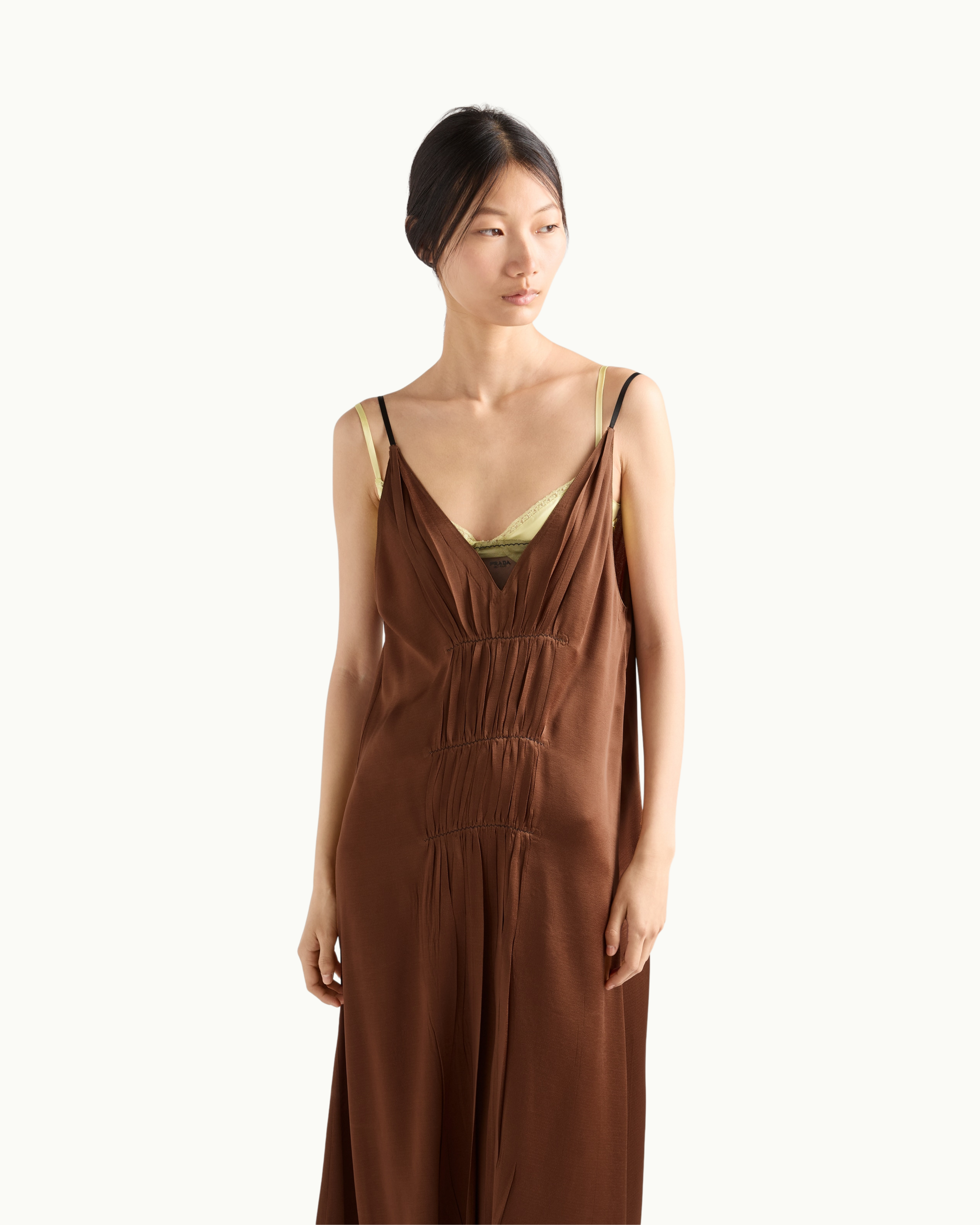 Satin Crepe Dress