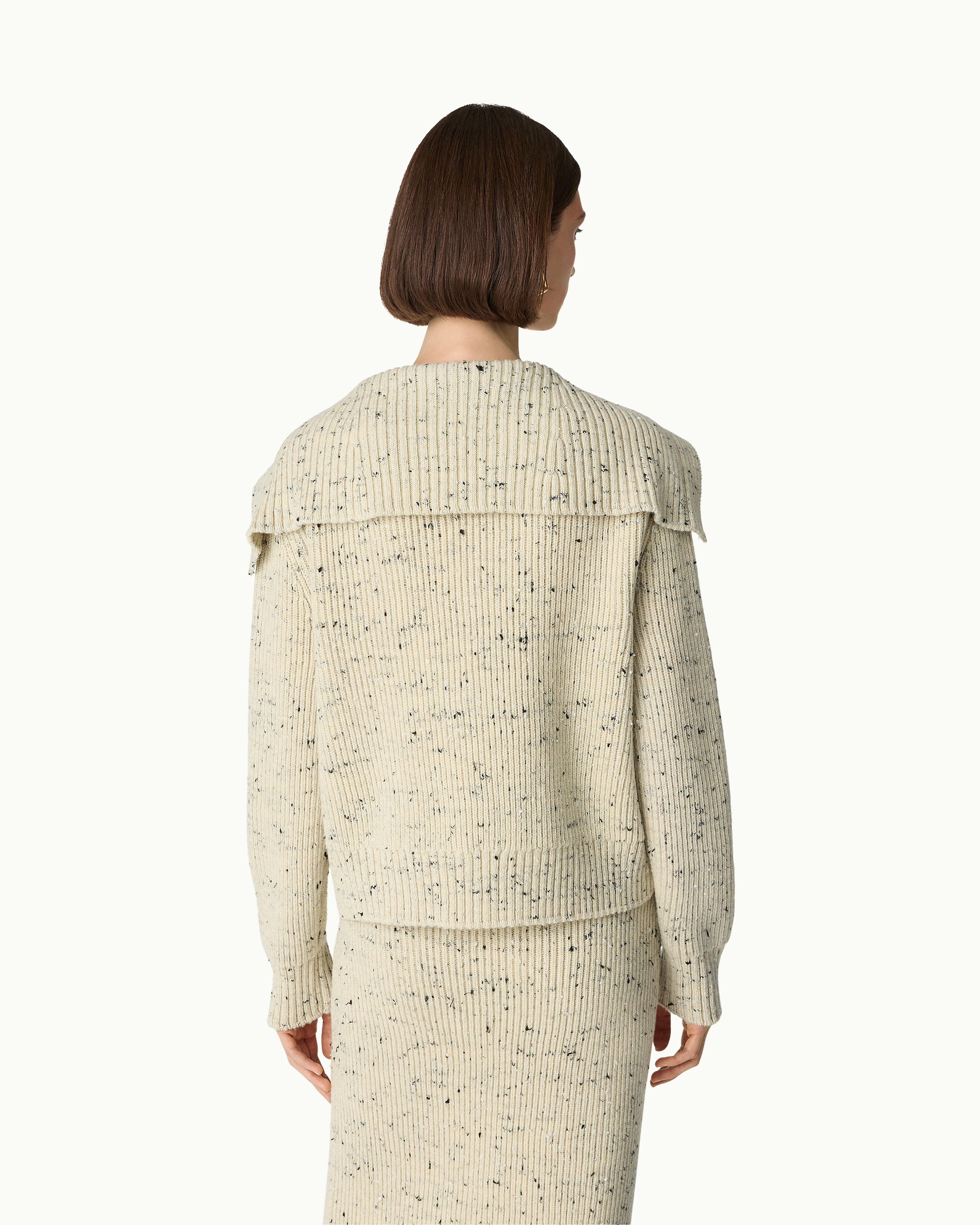 Wool English Rib Cardigan