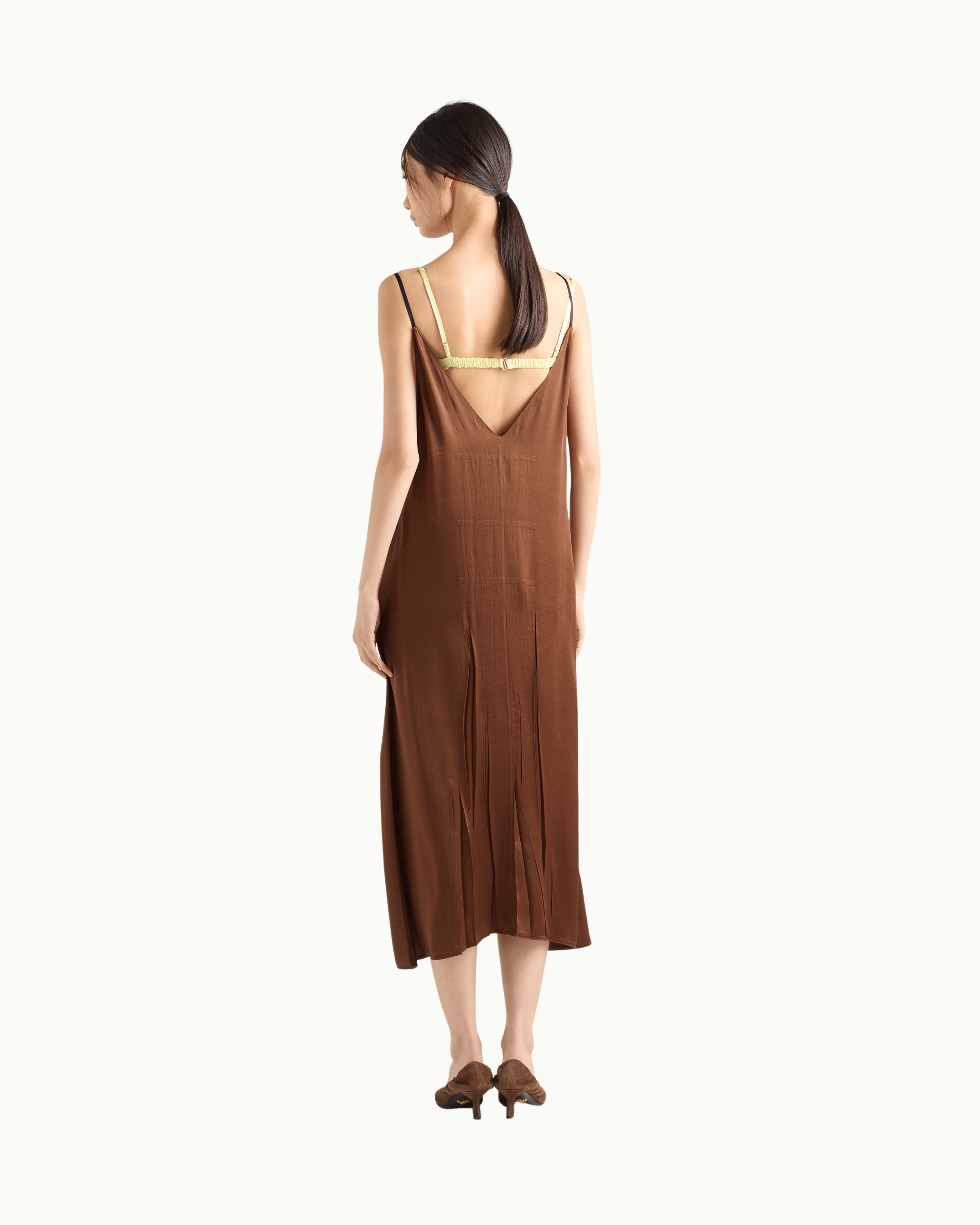 Satin Crepe Dress