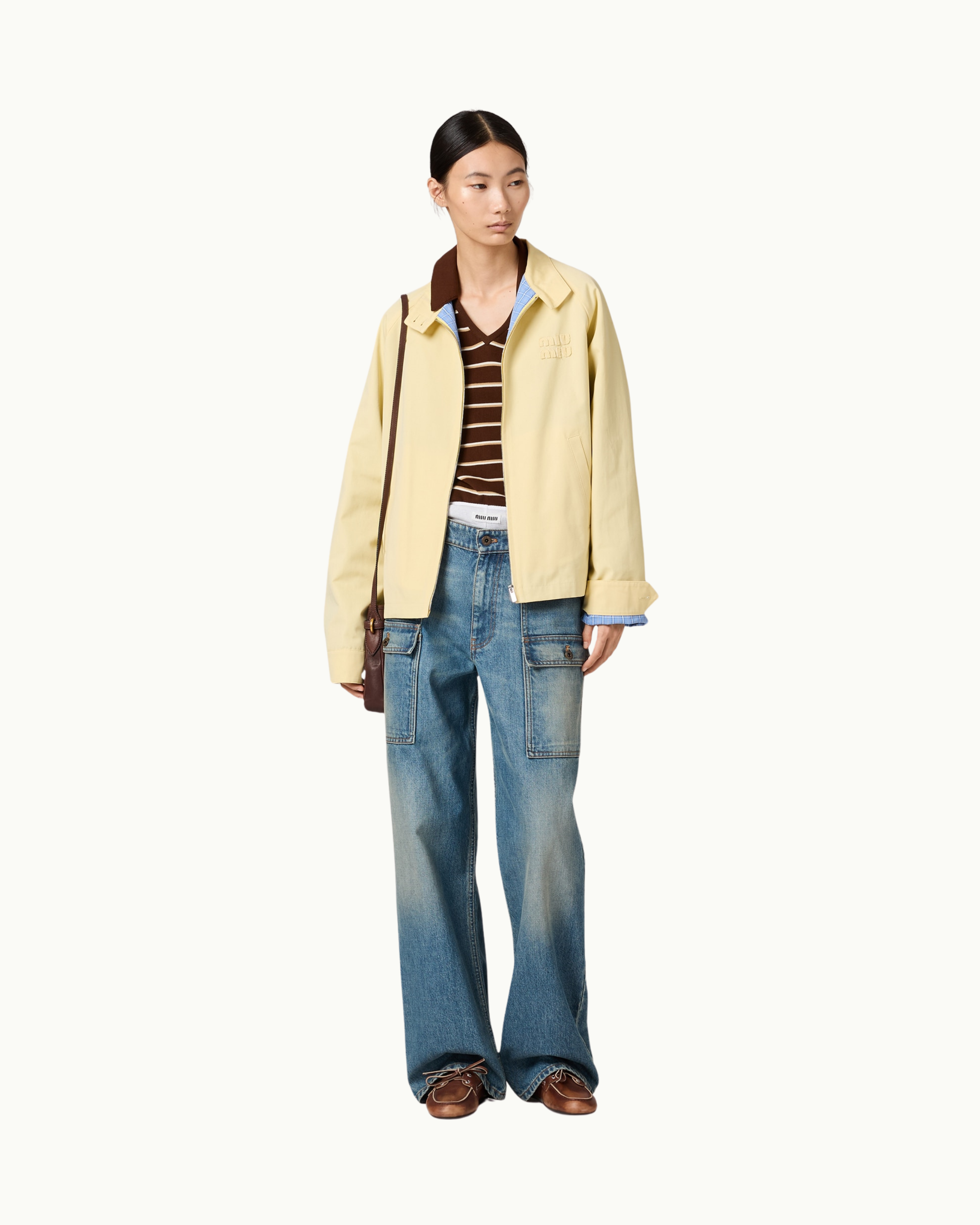 Poplin Blouson Jacket