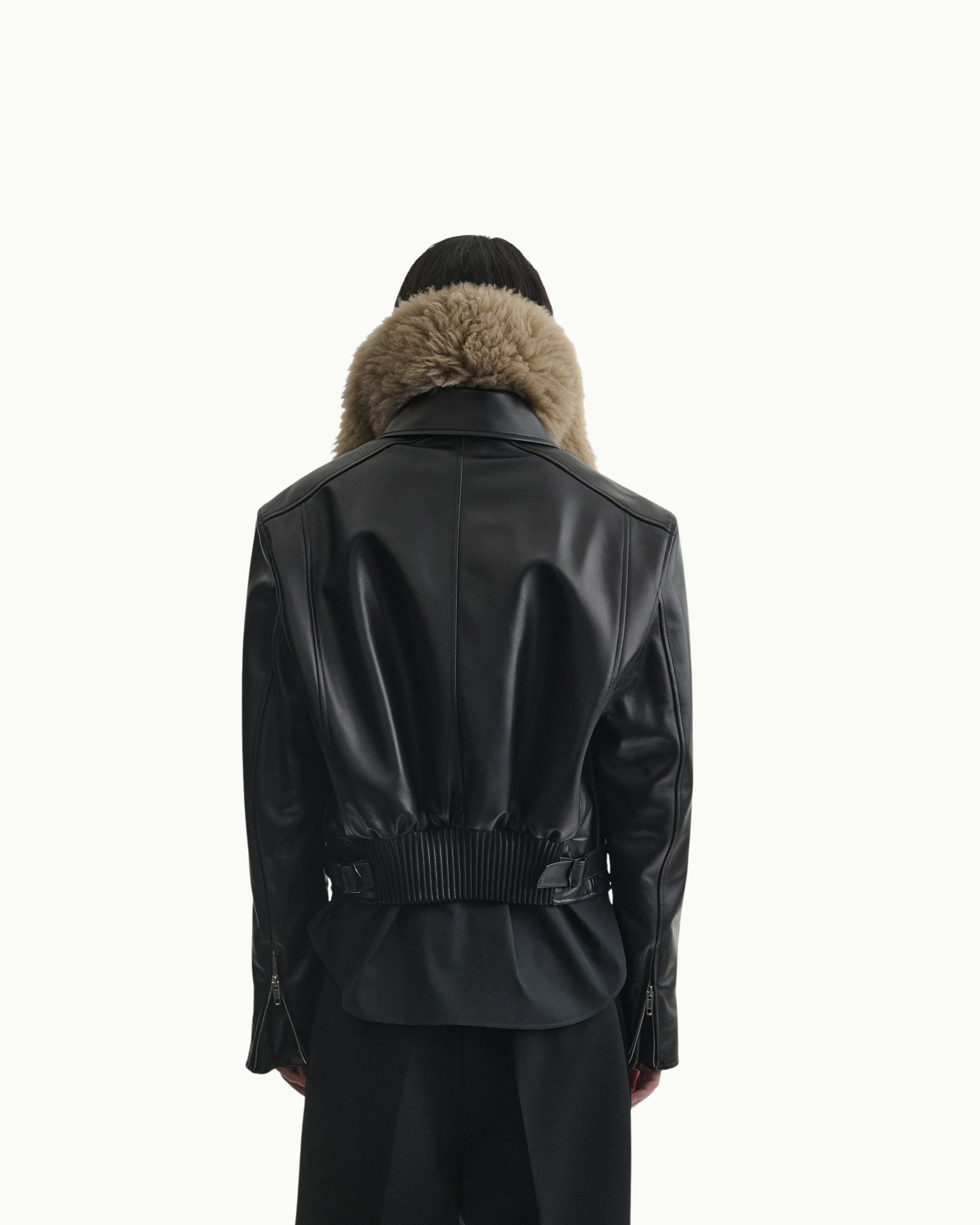 Cropped Aviator Jacket