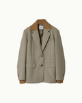 Single-Breasted Kid Mohair Jacket