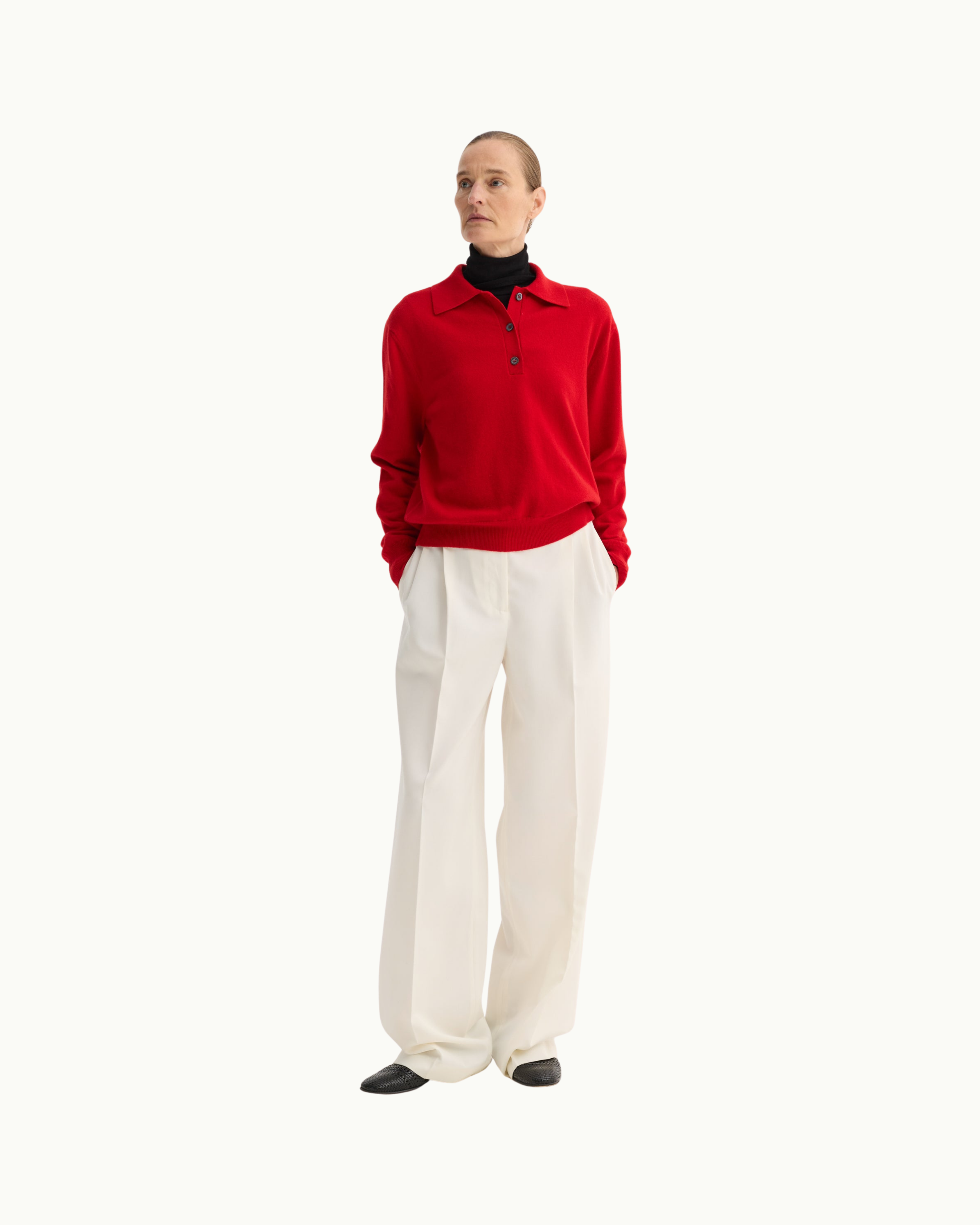 Wool Cashmere Polo