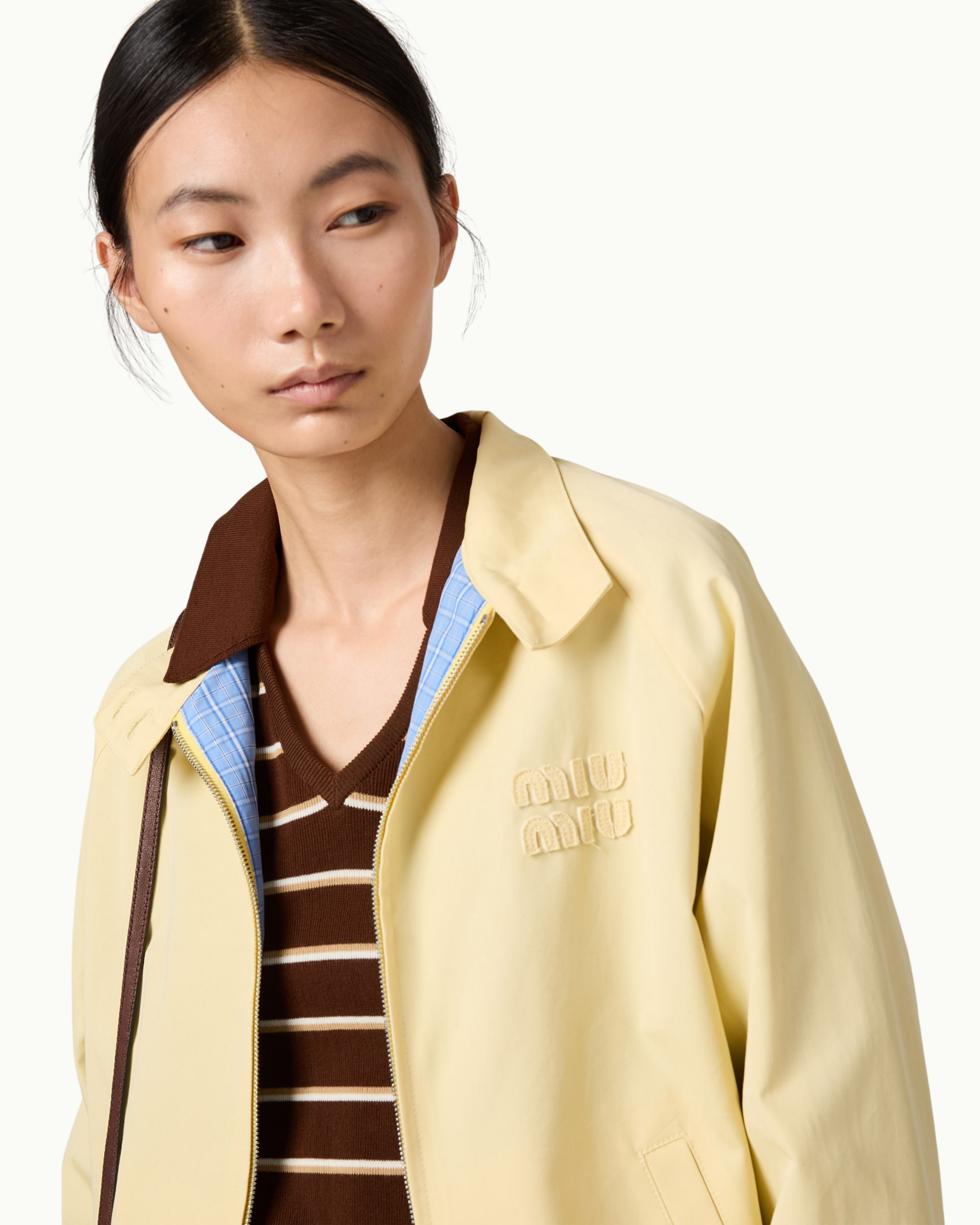 Poplin Blouson Jacket
