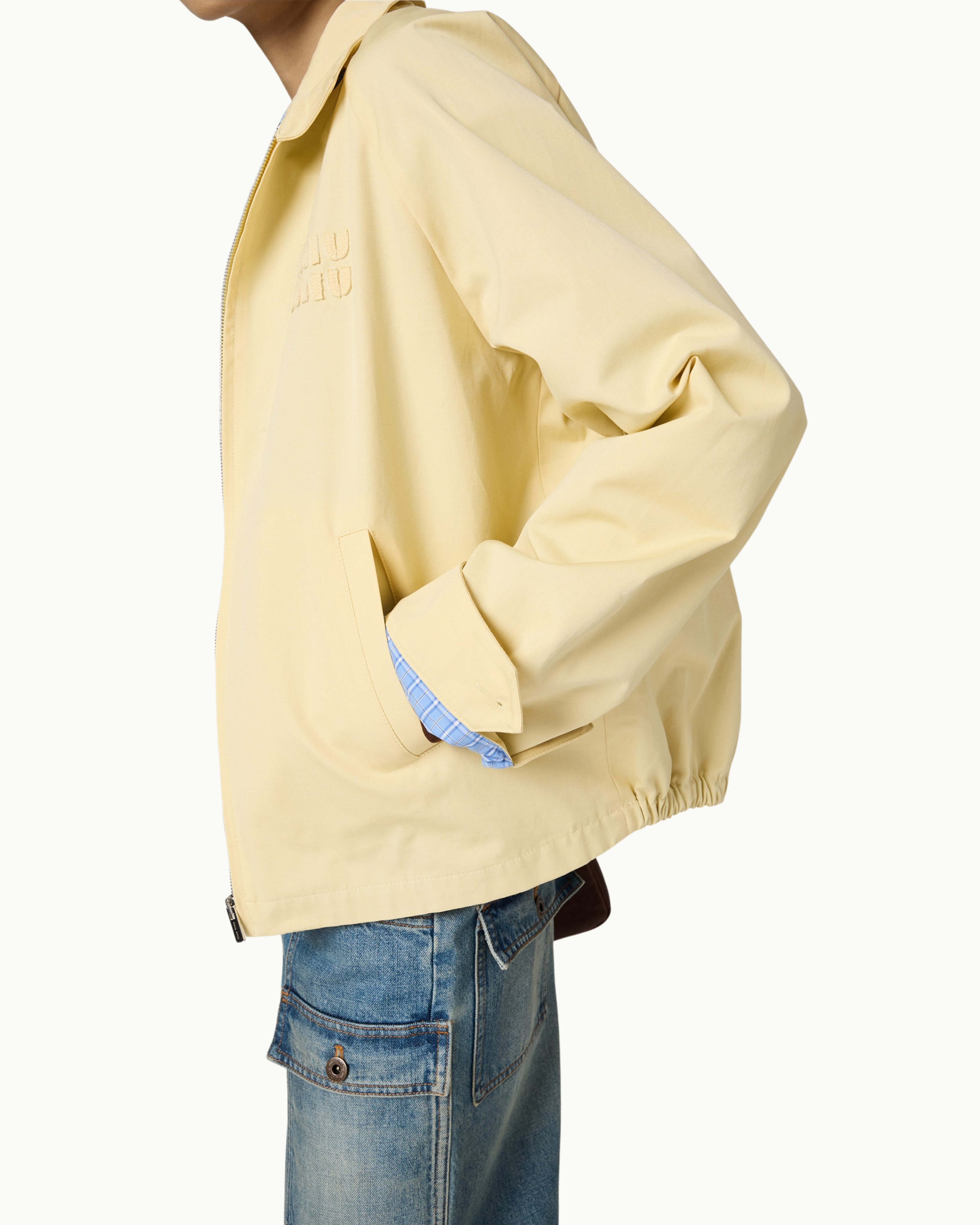 Poplin Blouson Jacket