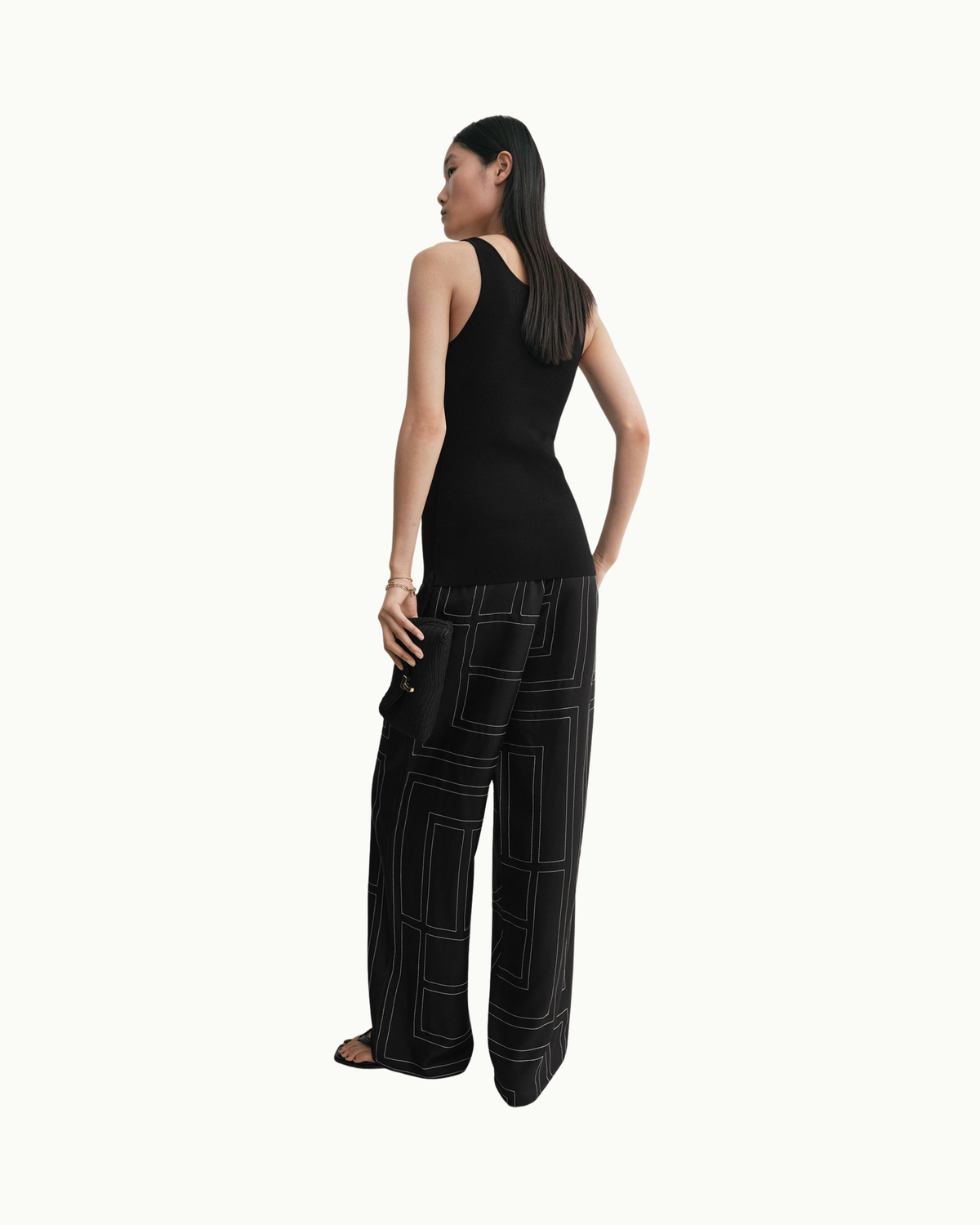 Monogram Silk Bottoms
