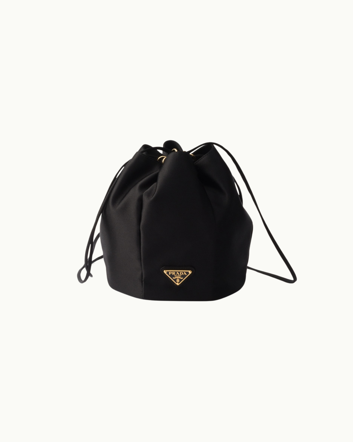 Satin Mini Bucket Bag