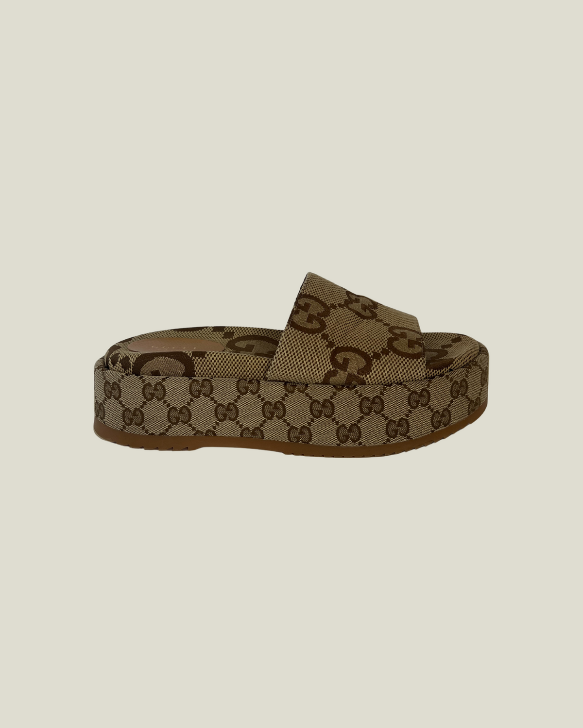 Gucci GG Platform Slide Sandals