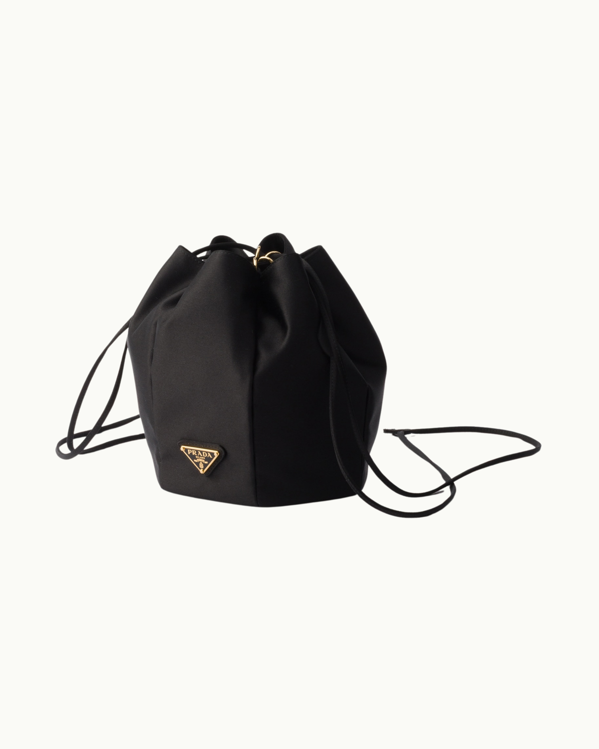 Satin Mini Bucket Bag