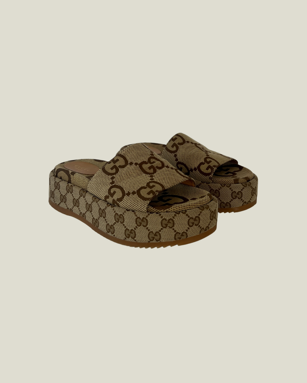 Gucci GG Platform Slide Sandals
