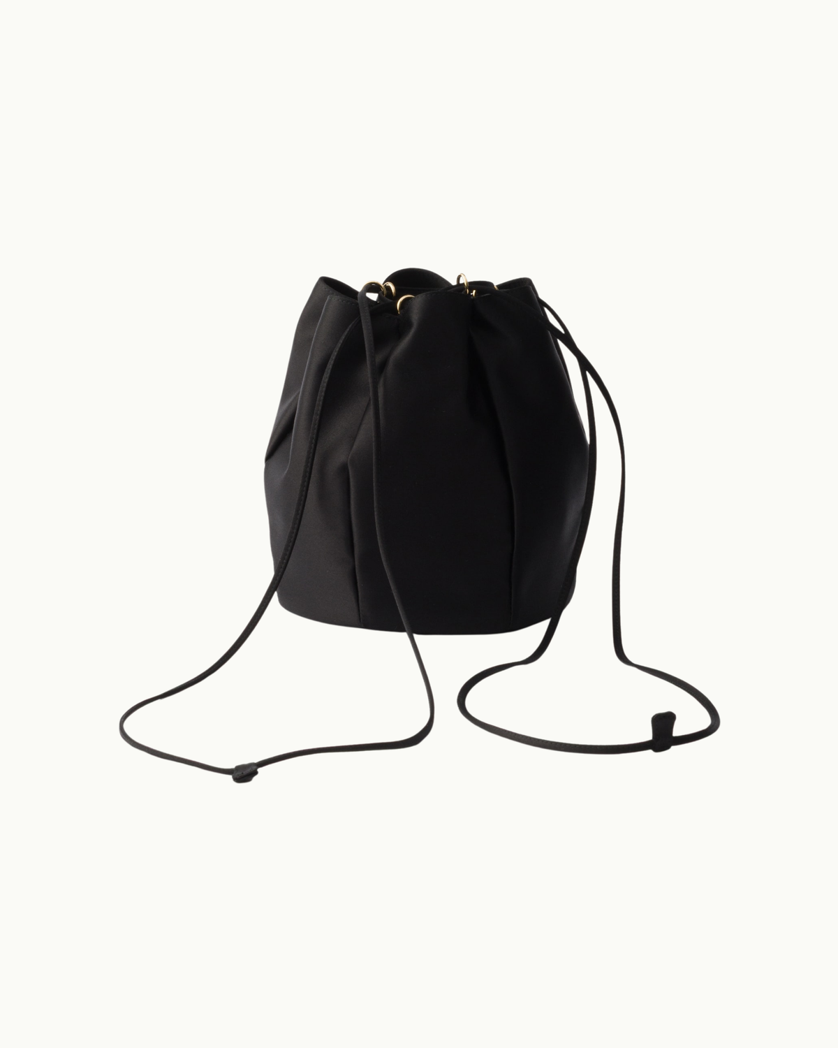 Satin Mini Bucket Bag