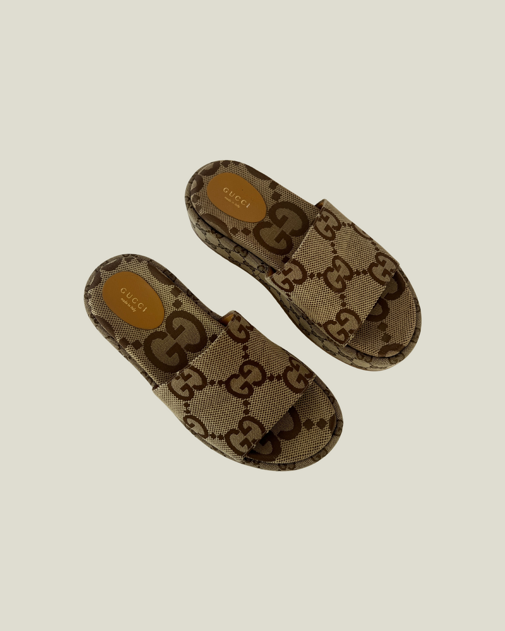 Gucci GG Platform Slide Sandals