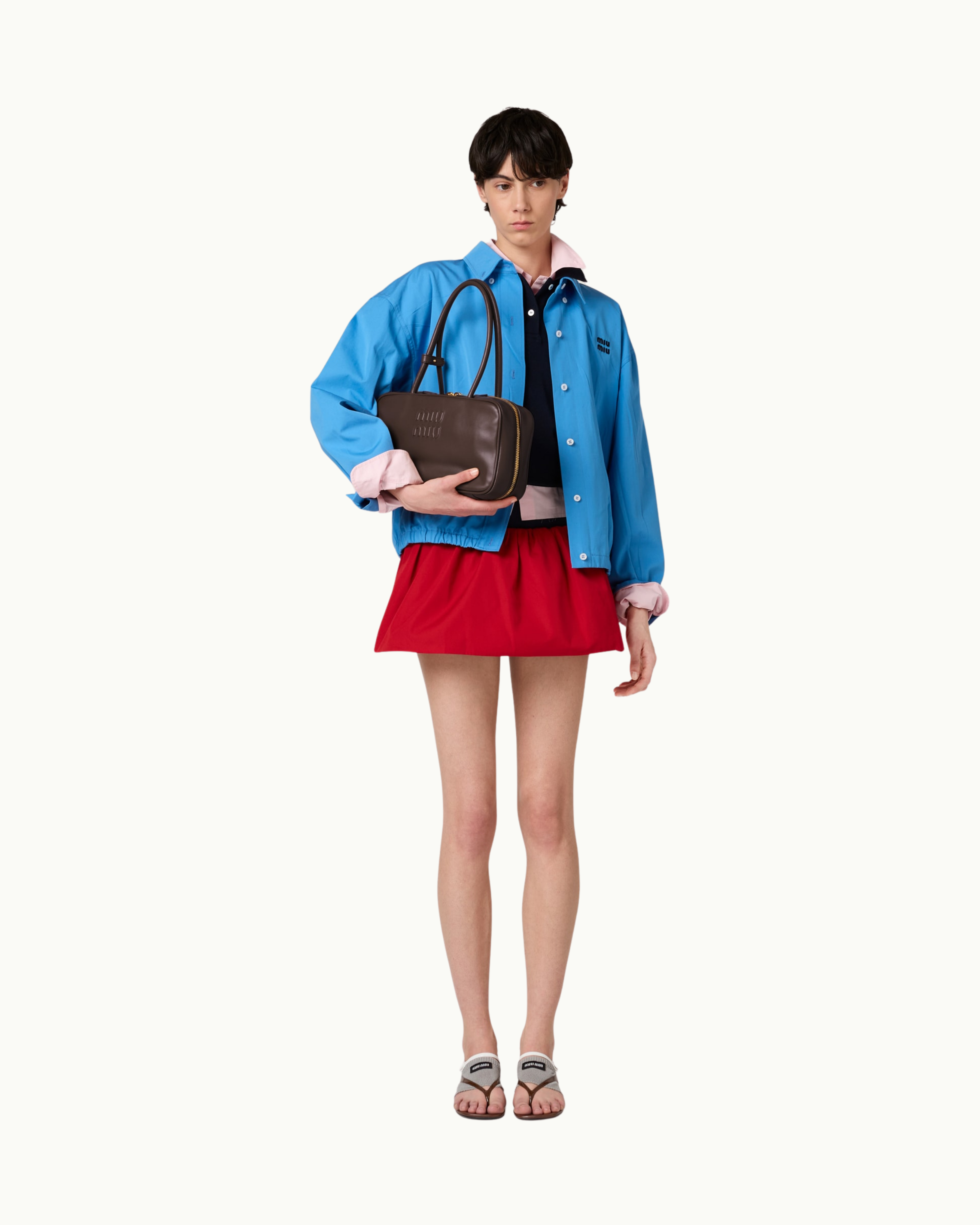 Poplin Blouson Jacket