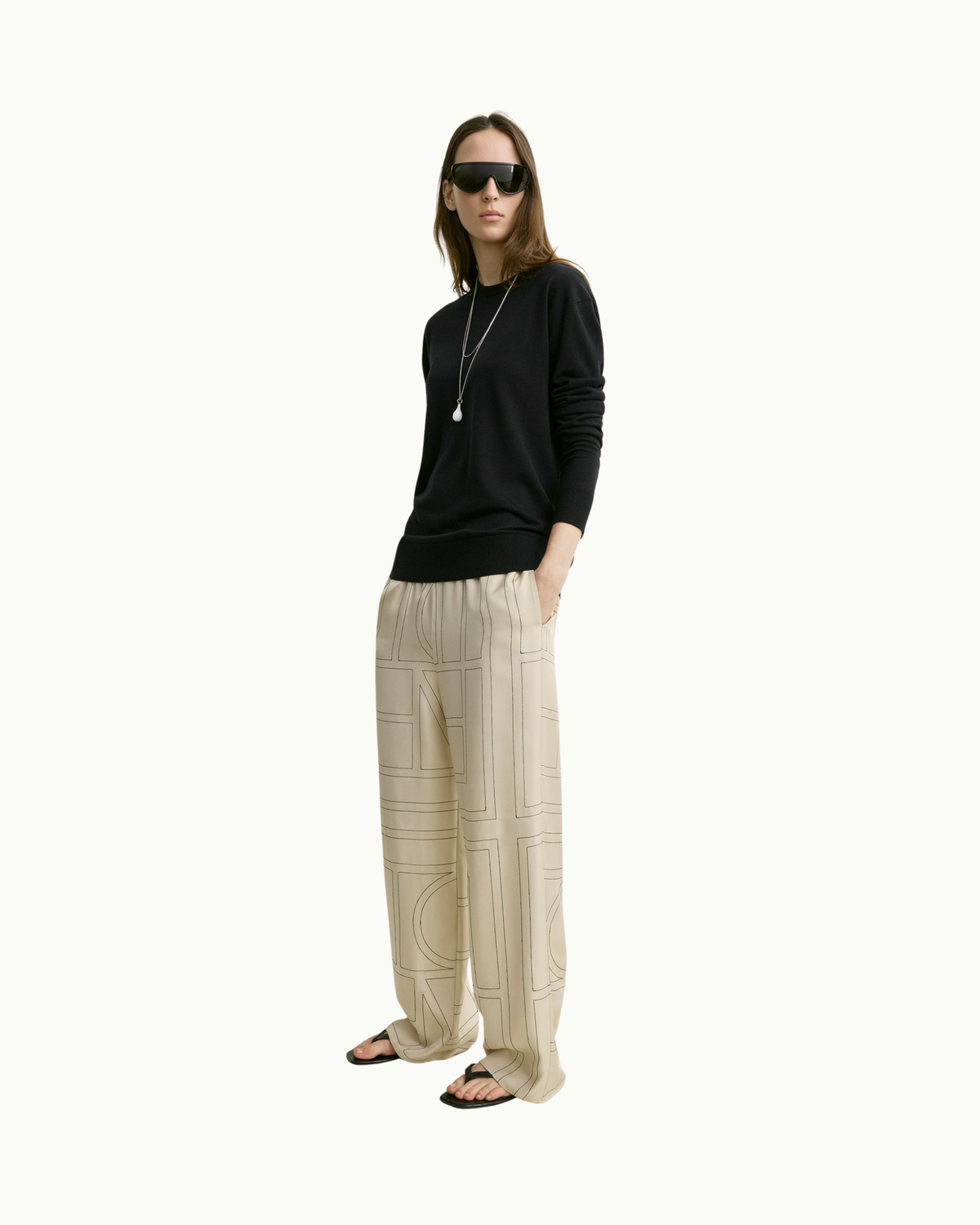 Monogram Silk Bottoms