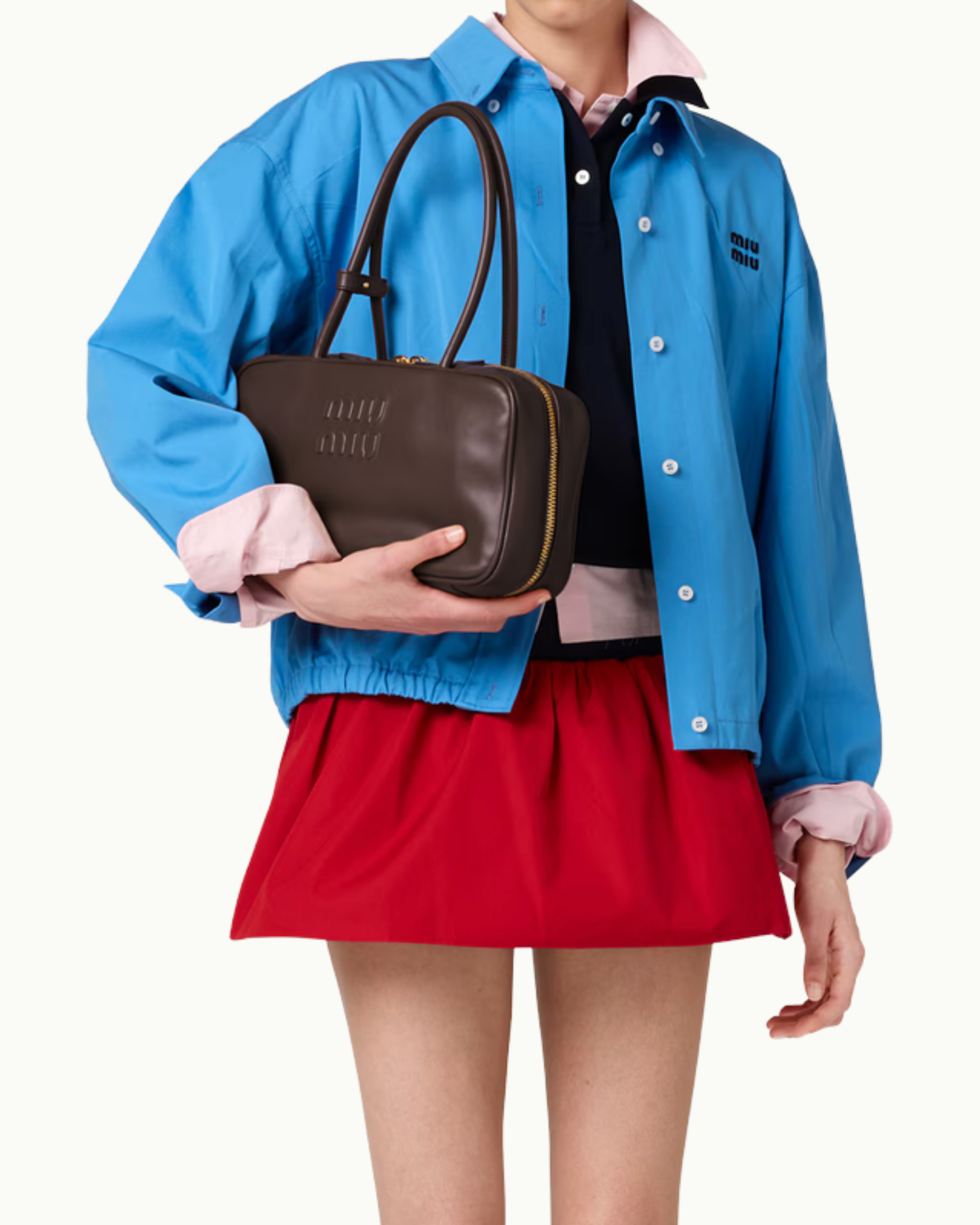 Poplin Blouson Jacket