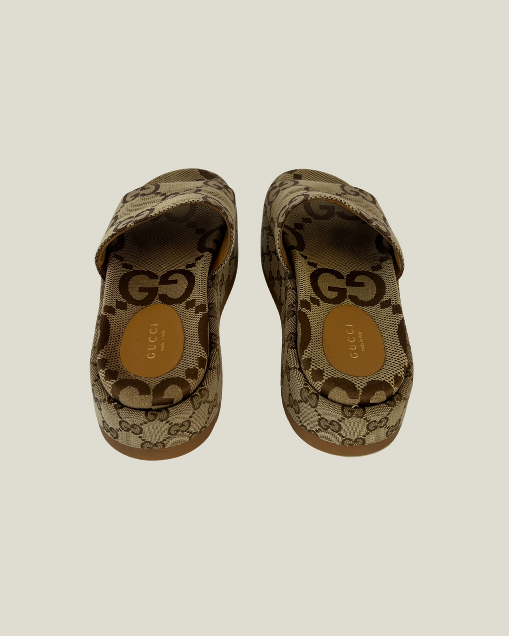 Gucci GG Platform Slide Sandals