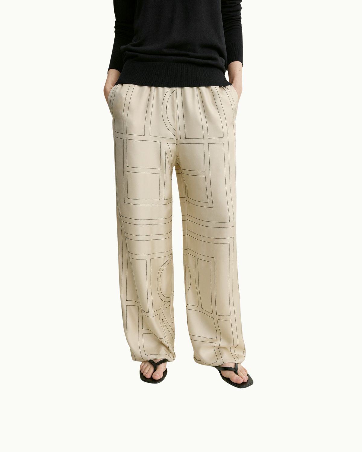 Monogram Silk Bottoms