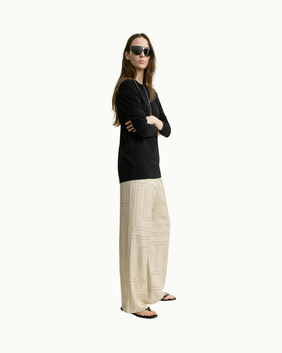 Monogram Silk Bottoms