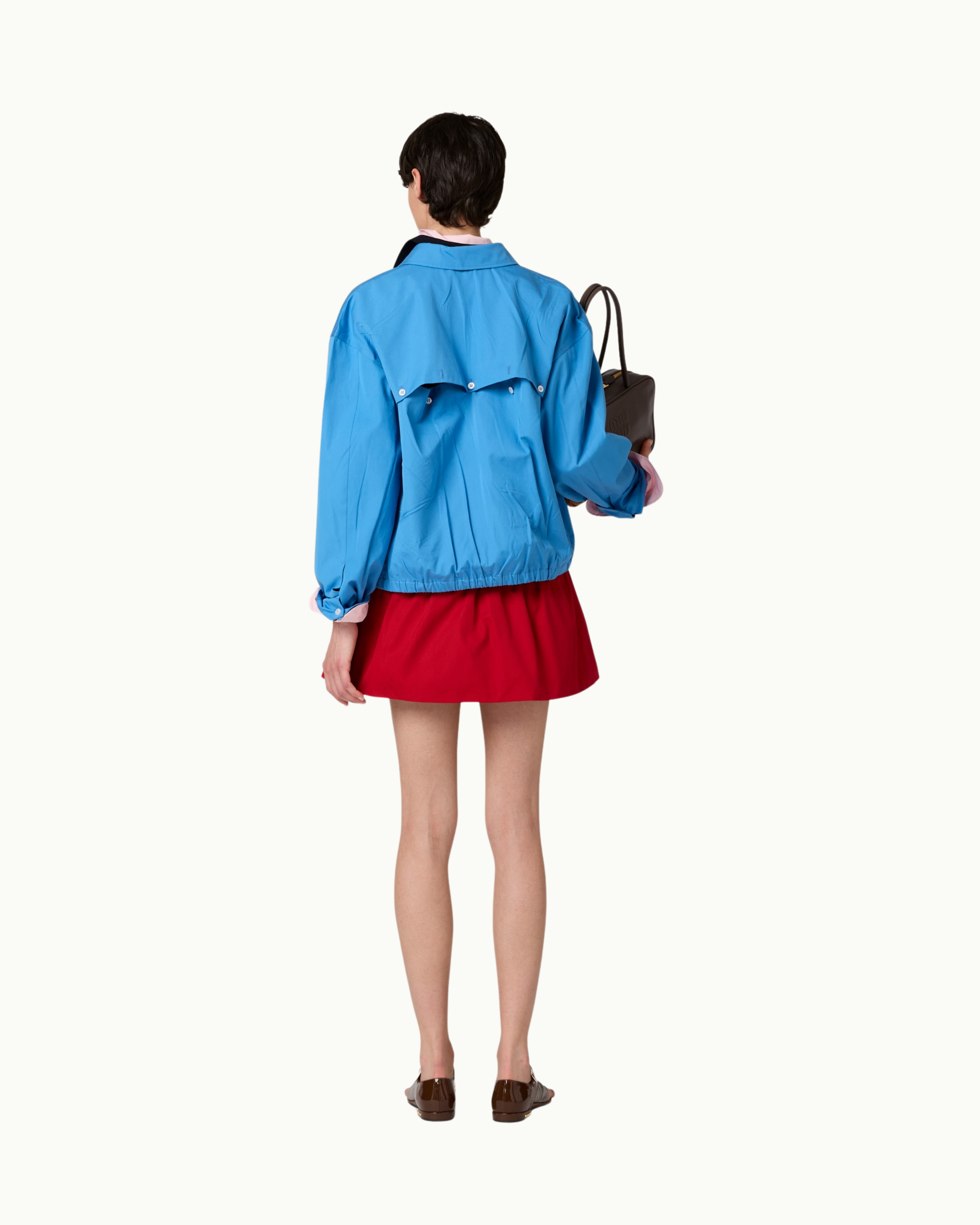 Poplin Blouson Jacket