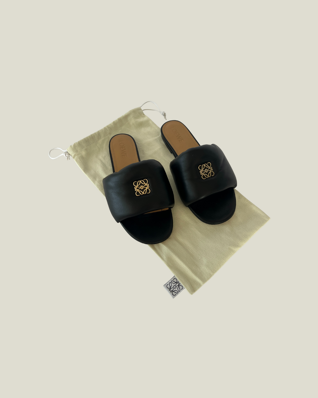 Loewe Anagram Padded Mules