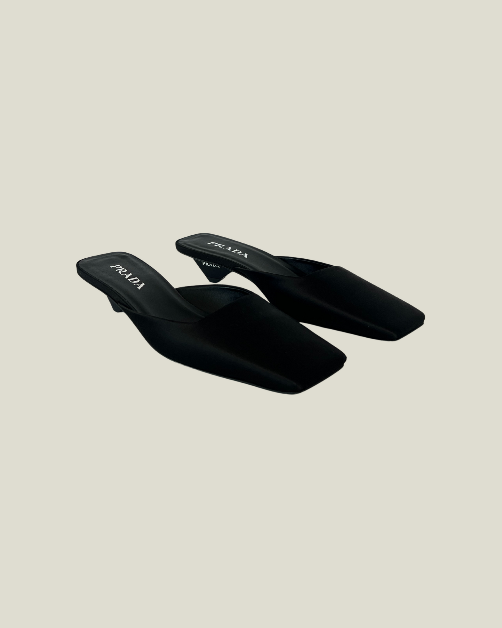 Prada Satin Mules