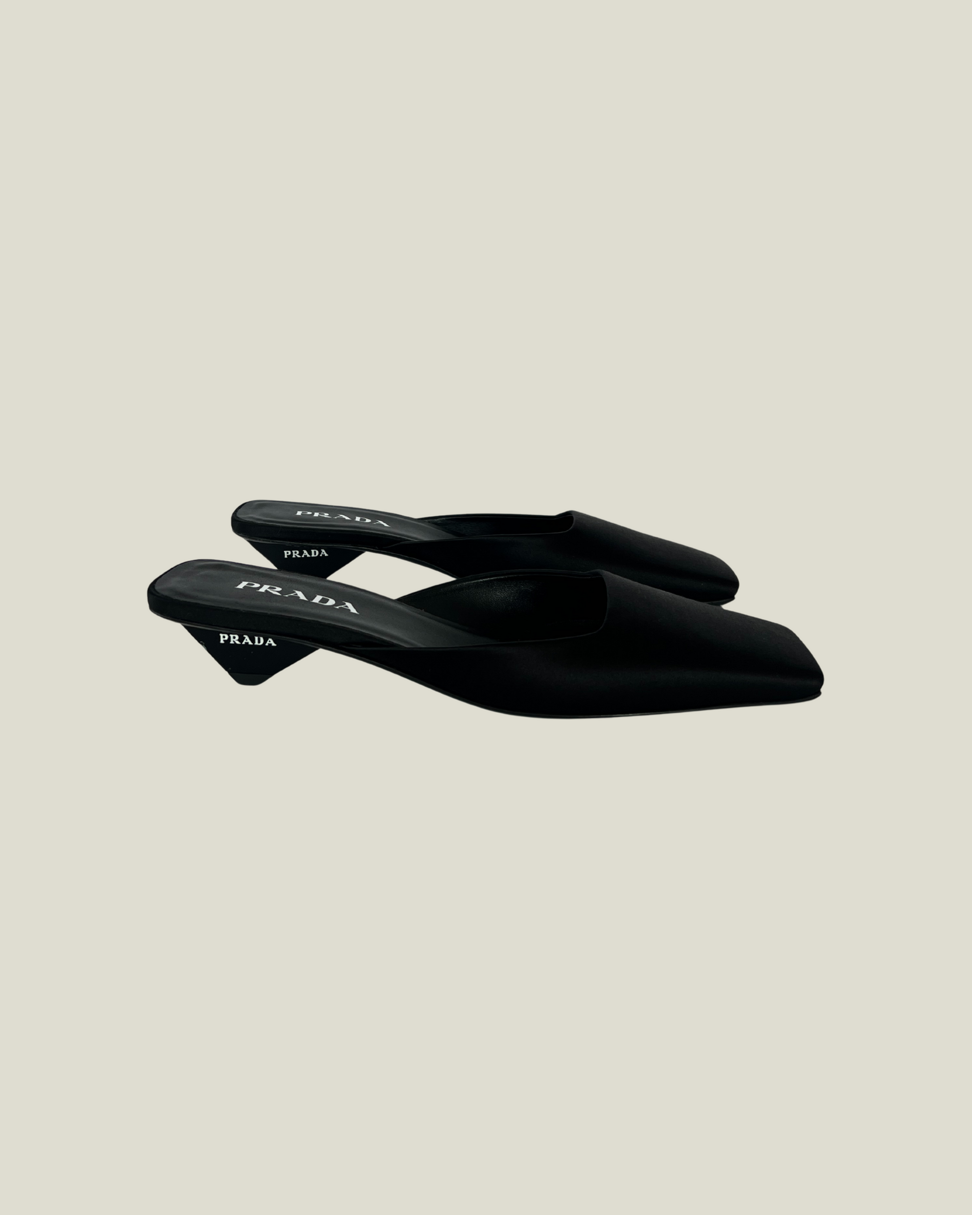 Prada Satin Mules