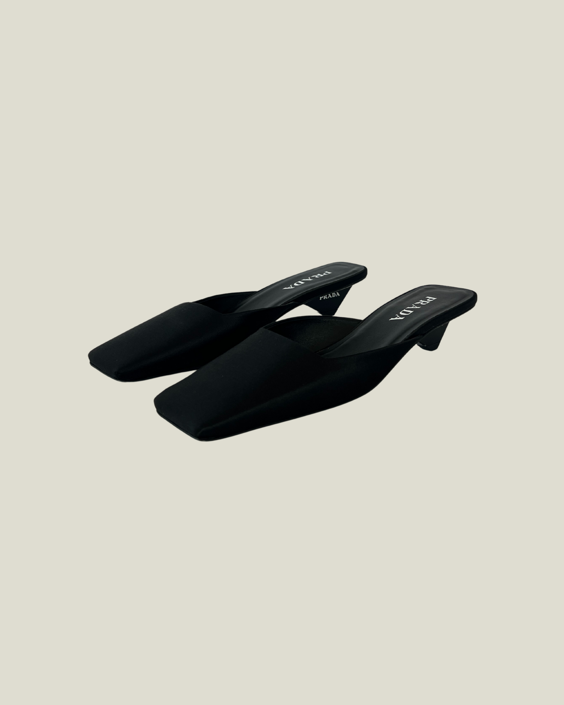Prada Satin Mules