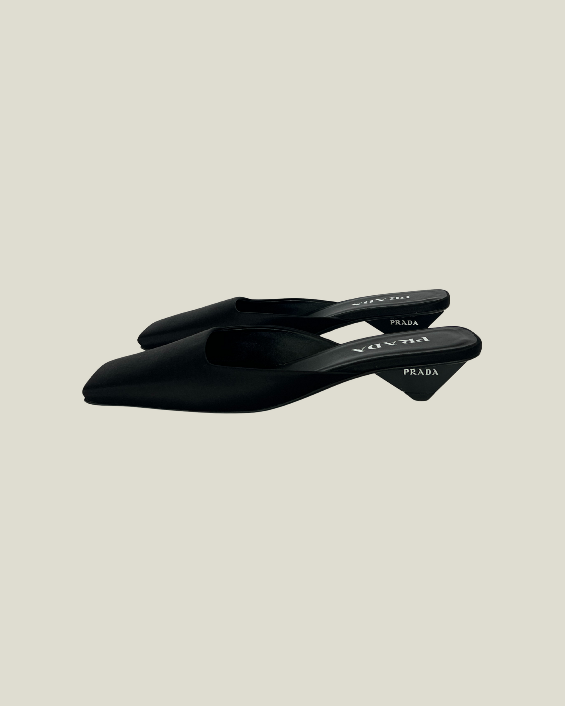 Prada Satin Mules